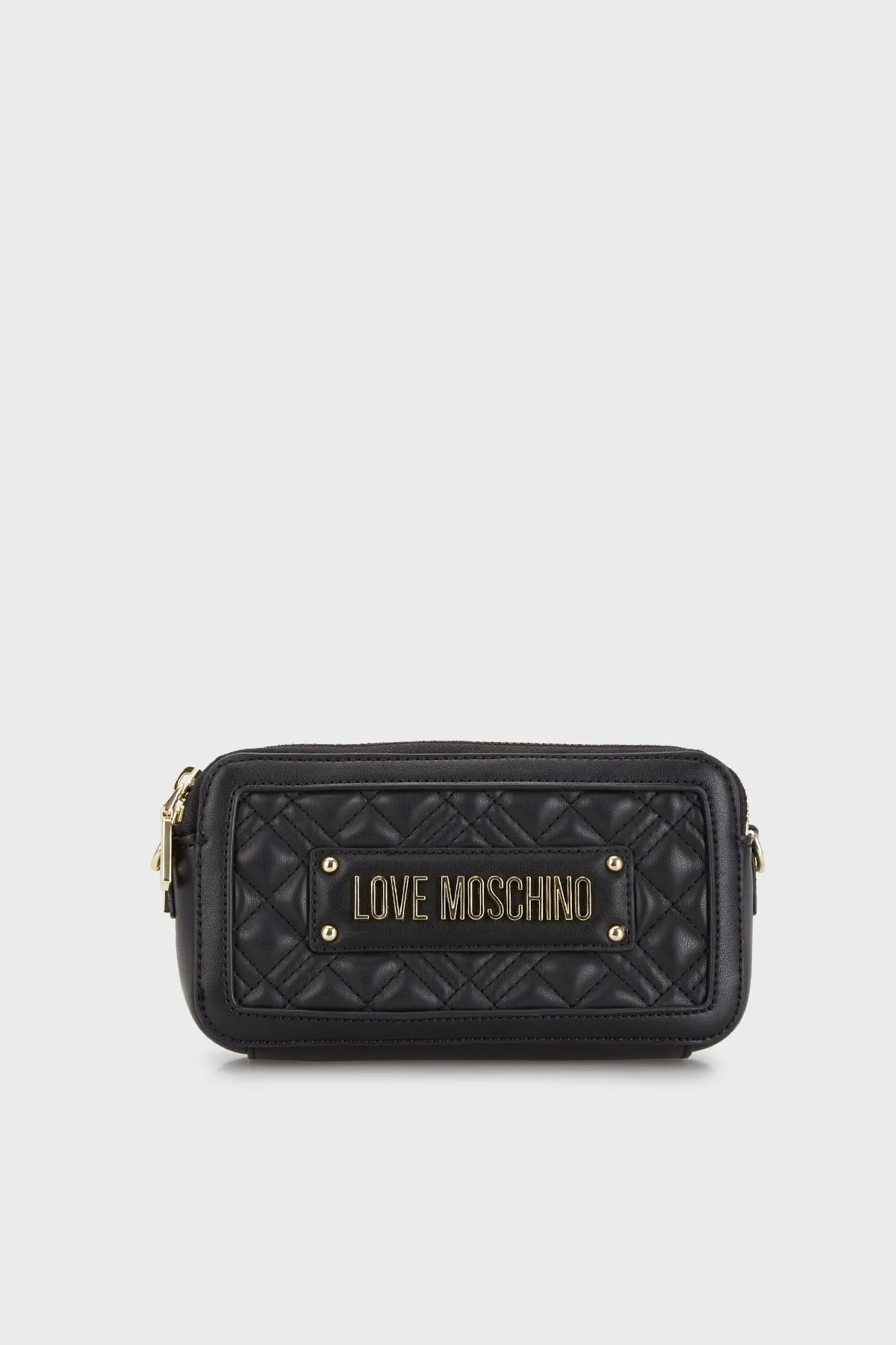 Love Moschino Logolu Çıkarılabilir Zincir Askılı Bayan Çanta JC5680PP1GLA0000 SİYAH - 1
