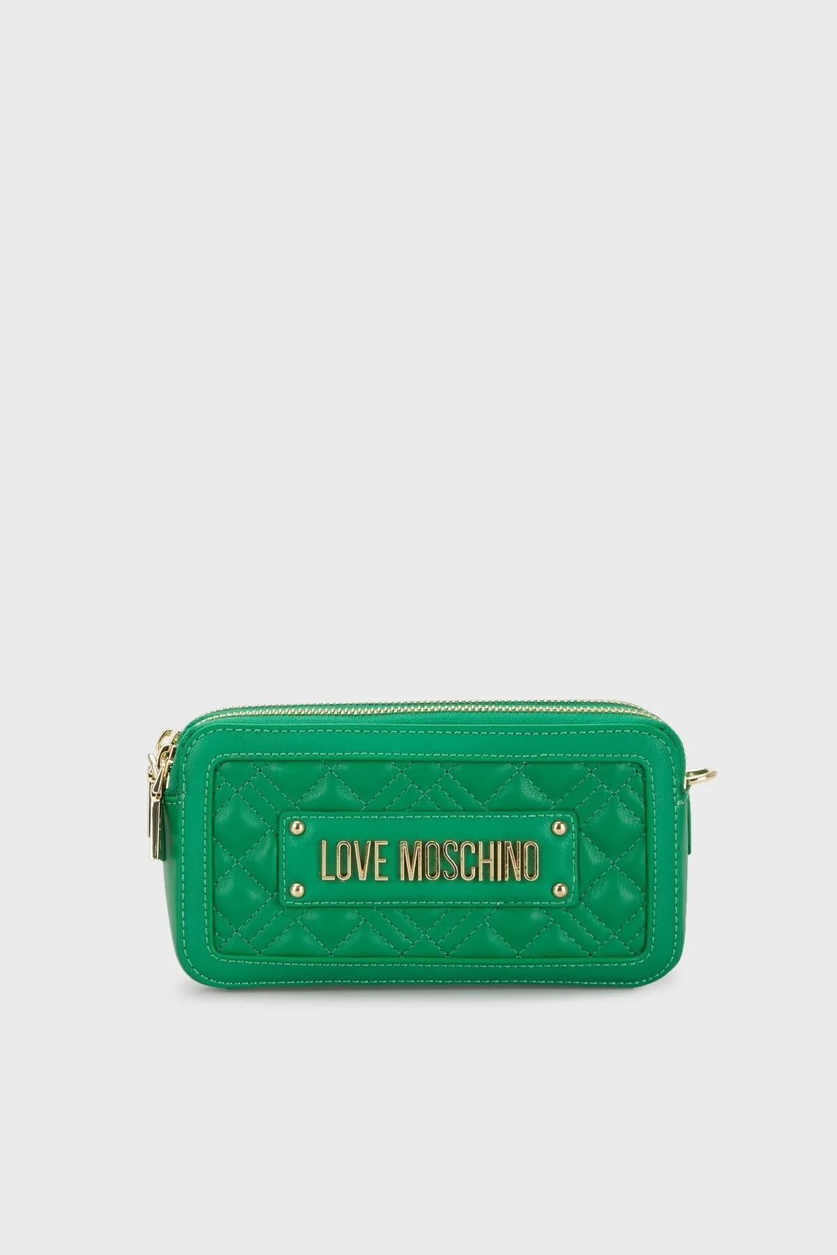Love Moschino Logolu Çıkarılabilir Zincir Askılı Bayan Çanta JC5680PP1GLA0801 YEŞİL - 1