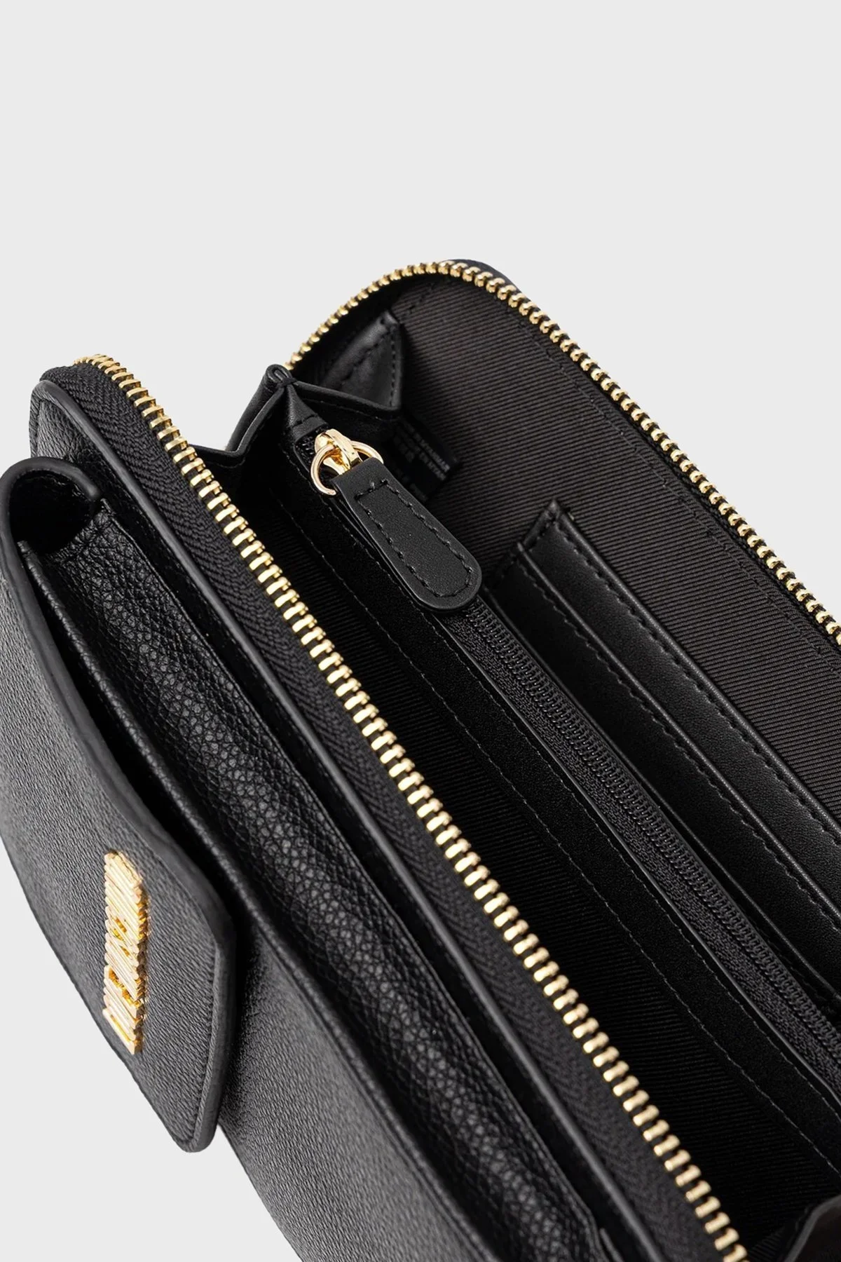 Love Moschino Logolu Çıkarılabilir Zincir Askılı Bayan Telefon Çantası JC5701PP1NLD0000 SİYAH - 3