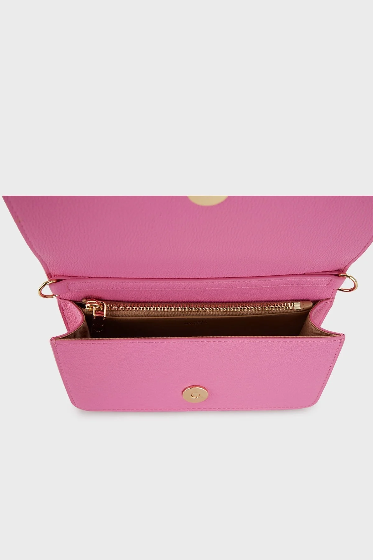 Love Moschino Logolu Çıkarılabilir Zincir Askılı Cüzdan Bayan Çanta JC5610PP1GLI0630 PEMBE - 4