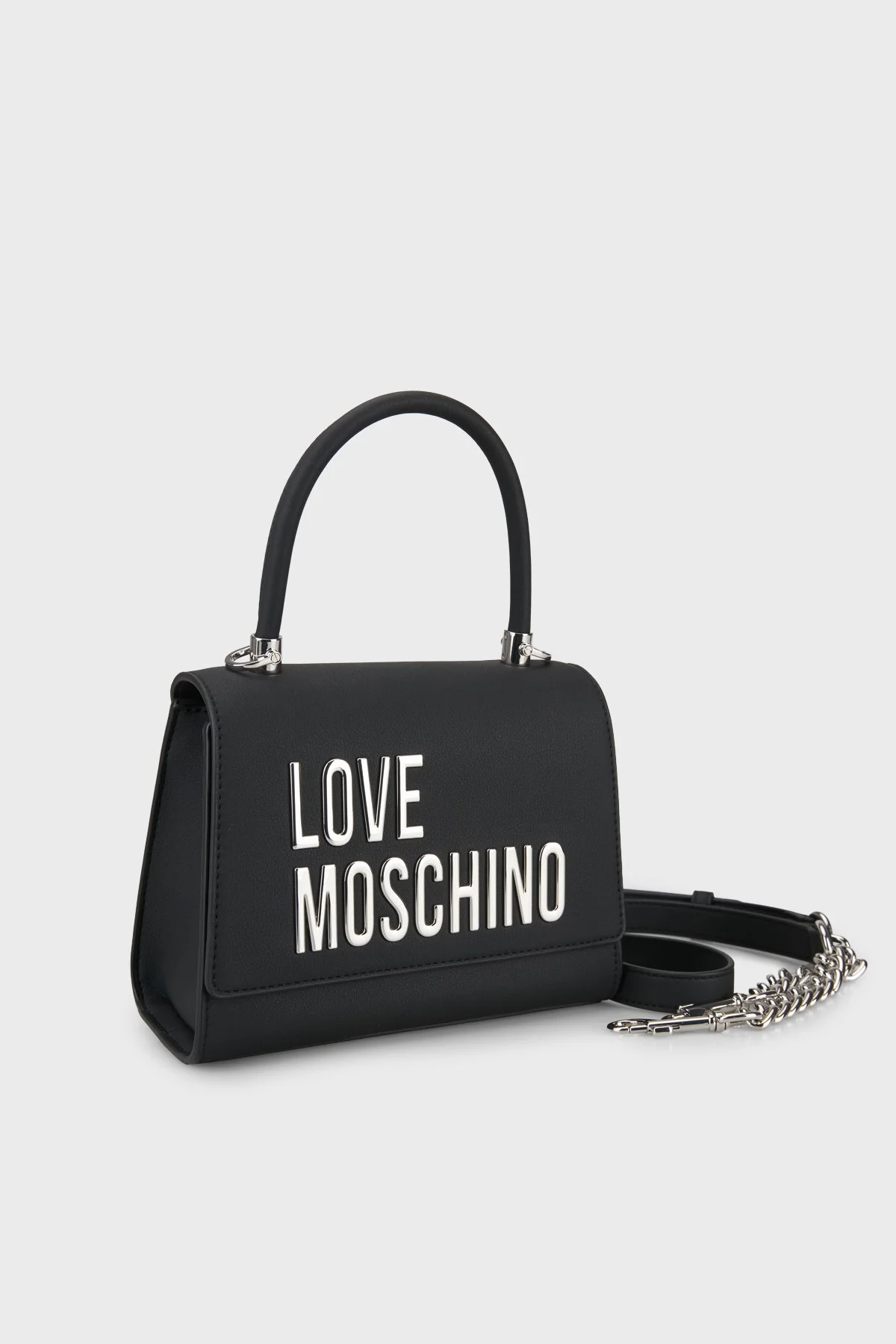 Love Moschino Logolu Çıkarılabilir Zincir Askılı Kadın Çanta JC4024PP1OKD000B SİYAH - 3
