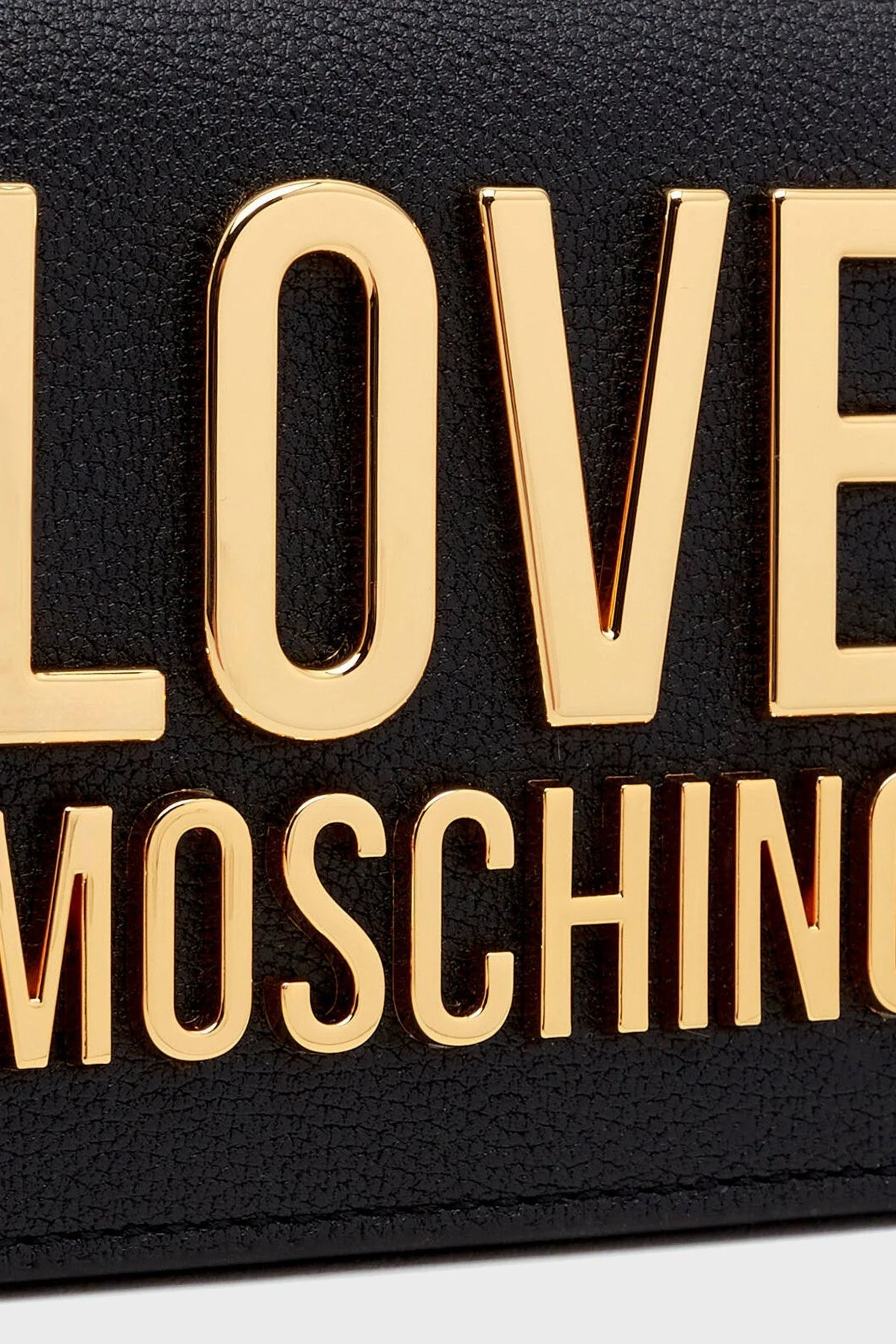 Love Moschino Logolu Çıkarılabilir Zincir Askılı Mini Bayan Çanta JC5610PP1HLI0000 SİYAH - 5