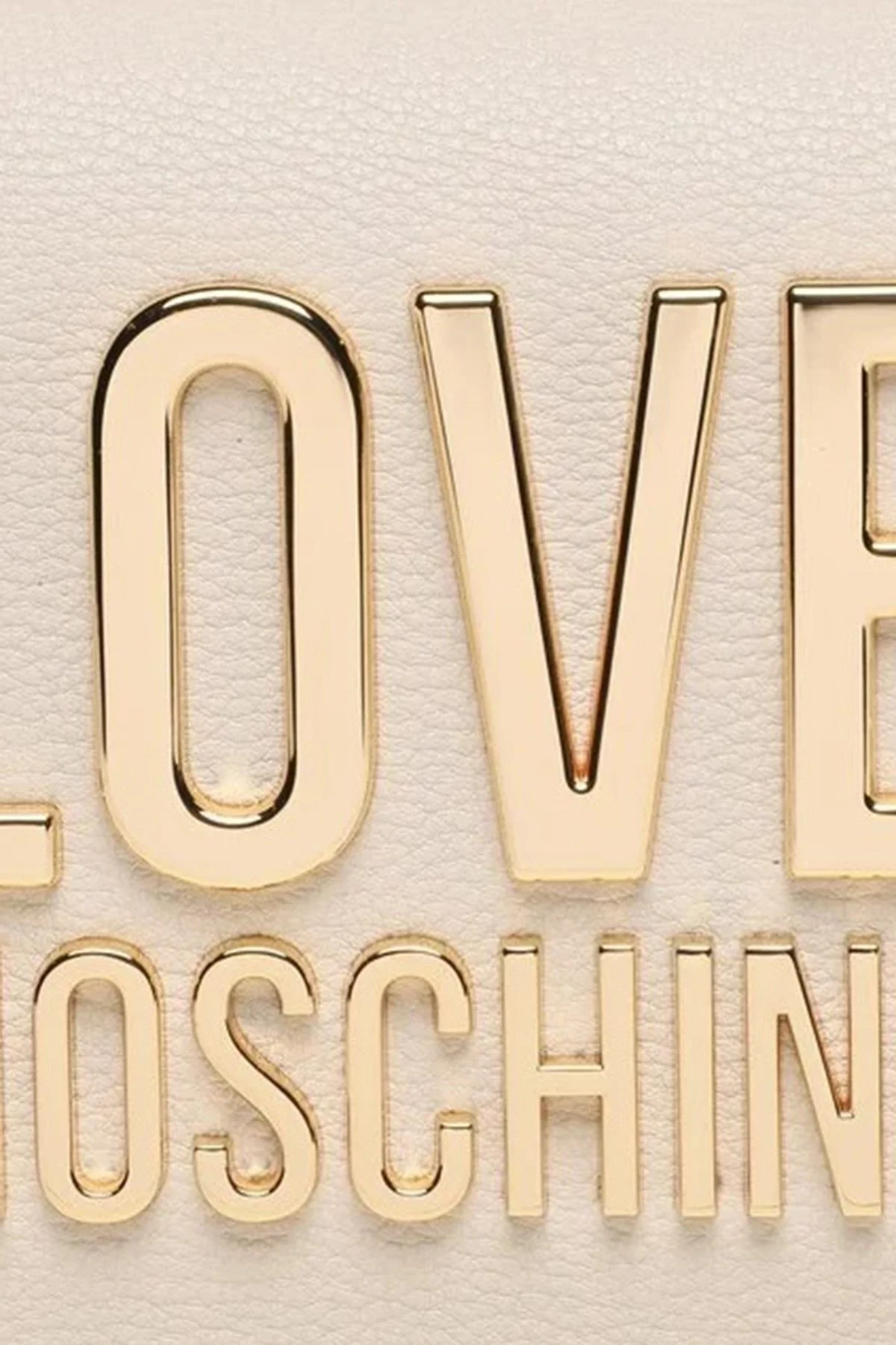 Love Moschino Logolu Çıkarılabilir Zincir Askılı Mini Bayan Çanta JC5610PP1HLI0110 EKRU - 3