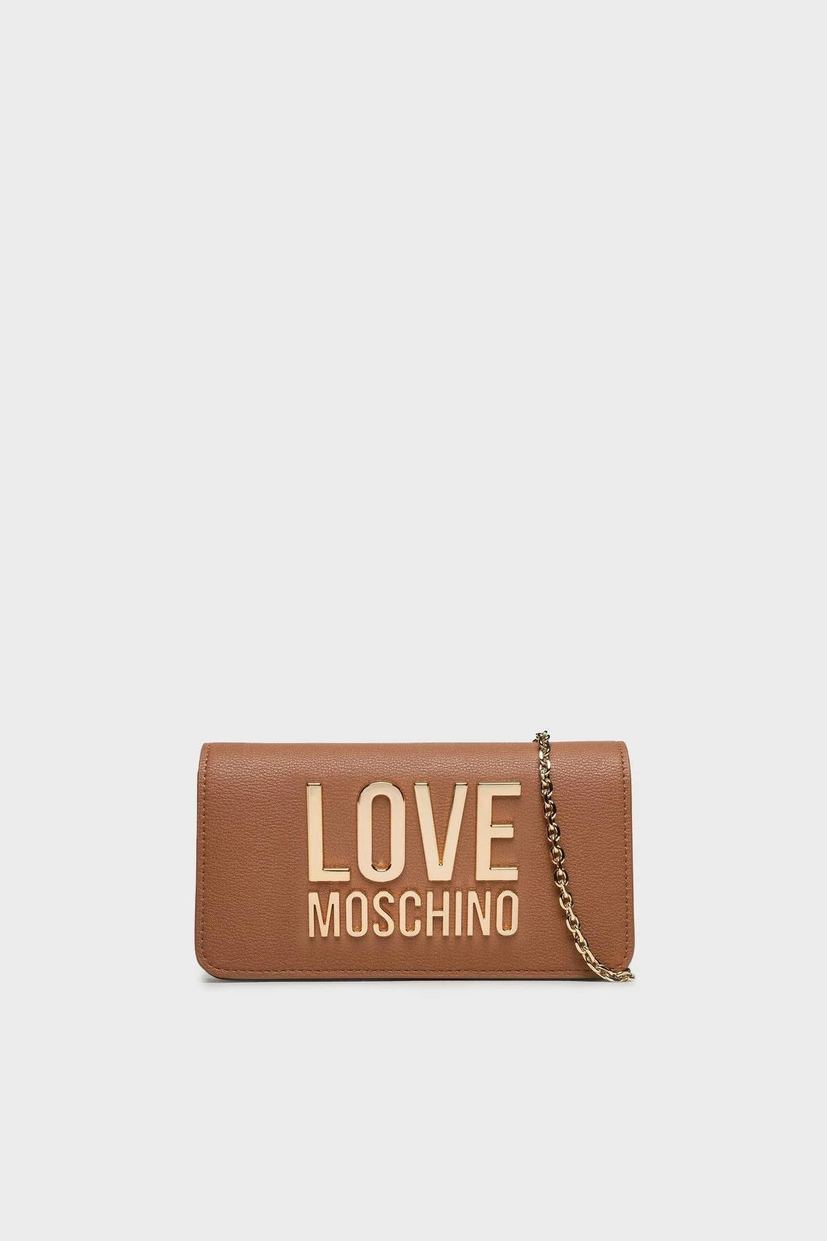 Love Moschino Logolu Çıkarılabilir Zincir Askılı Mini Bayan Çanta JC5610PP1HLI0201 TABA - 1