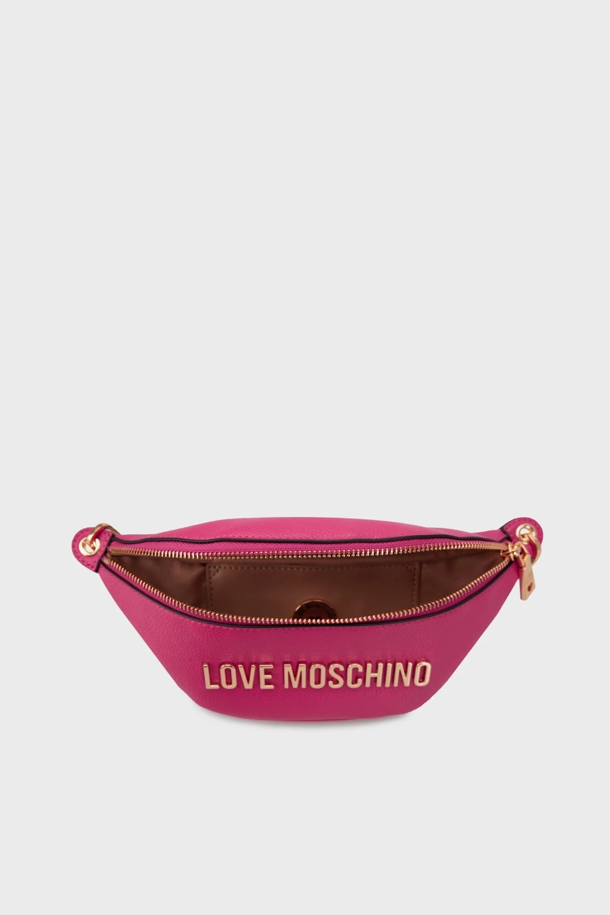 Love Moschino Logolu Çıkarılabilir Zincir Detaylı Bayan Bel Çantası JC4329PP0GK1060A FUŞYA - 4