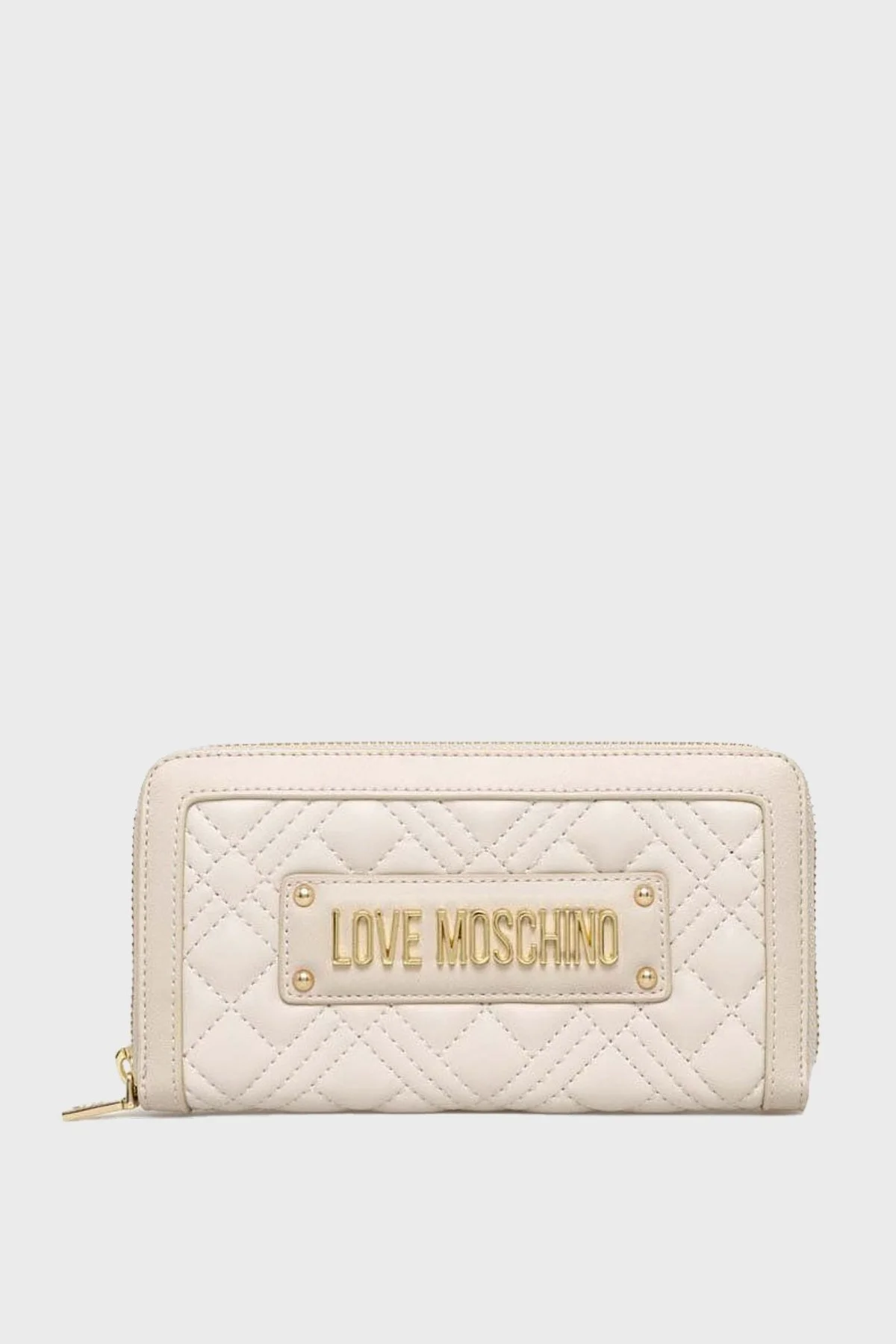Love Moschino Logolu Çok Bölmeli Bayan Cüzdan JC5600PP0GLA0103 BEJ - 1