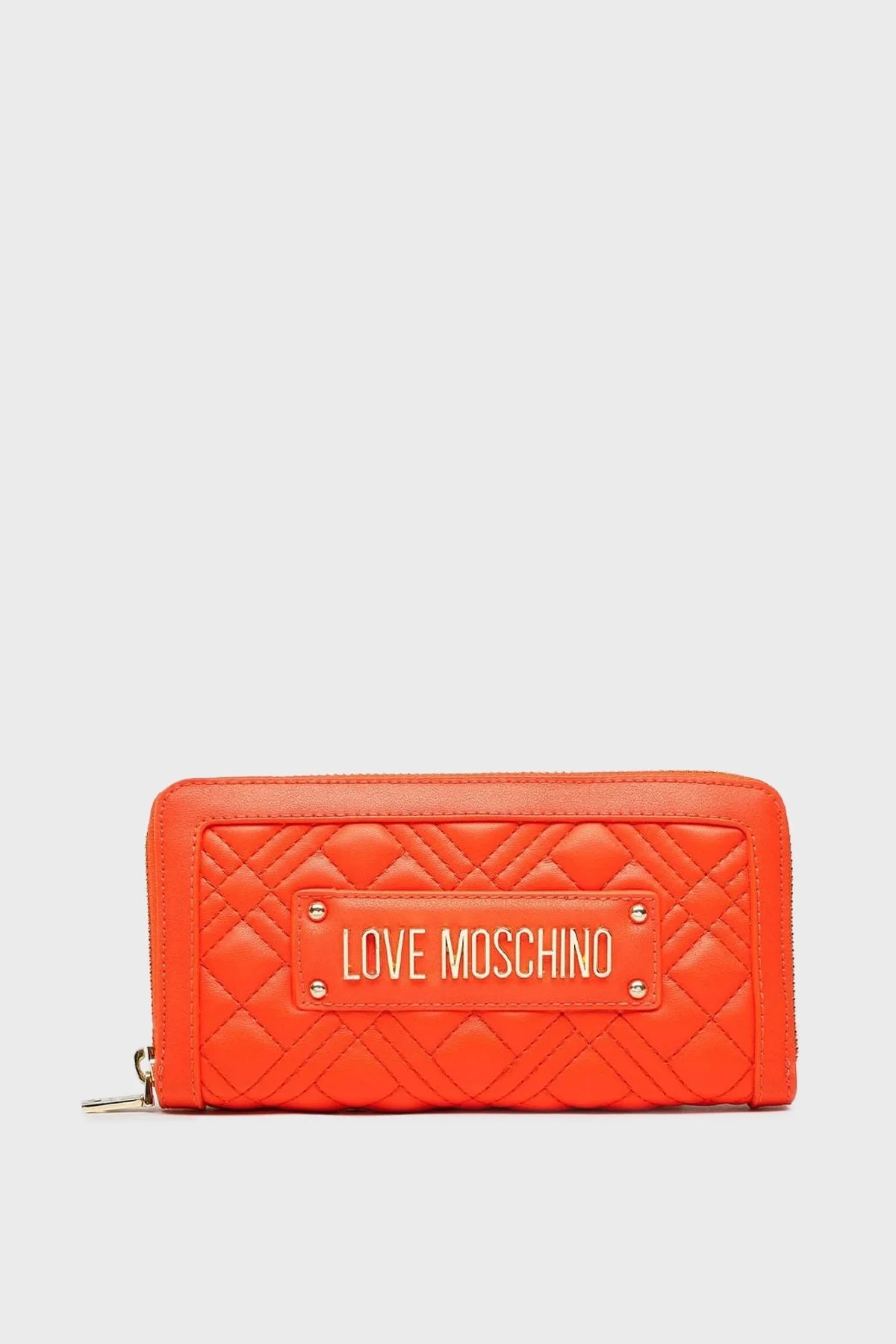 Love Moschino Logolu Çok Bölmeli Bayan Cüzdan JC5600PP1GLA0450 TURUNCU - 1