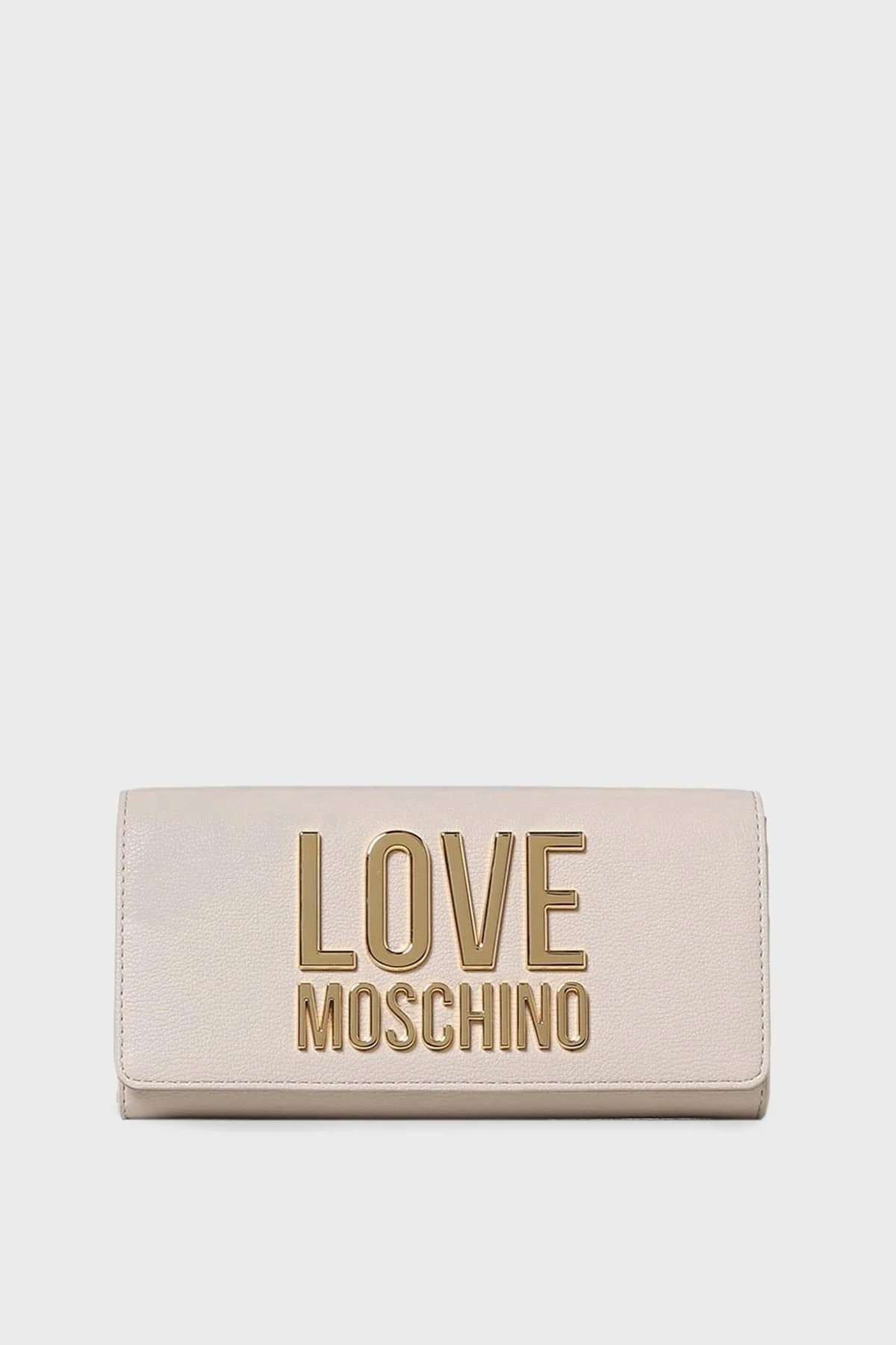 Love Moschino Logolu Çok Bölmeli Bayan Cüzdan JC5614PP1GLI0110 BEJ - 1