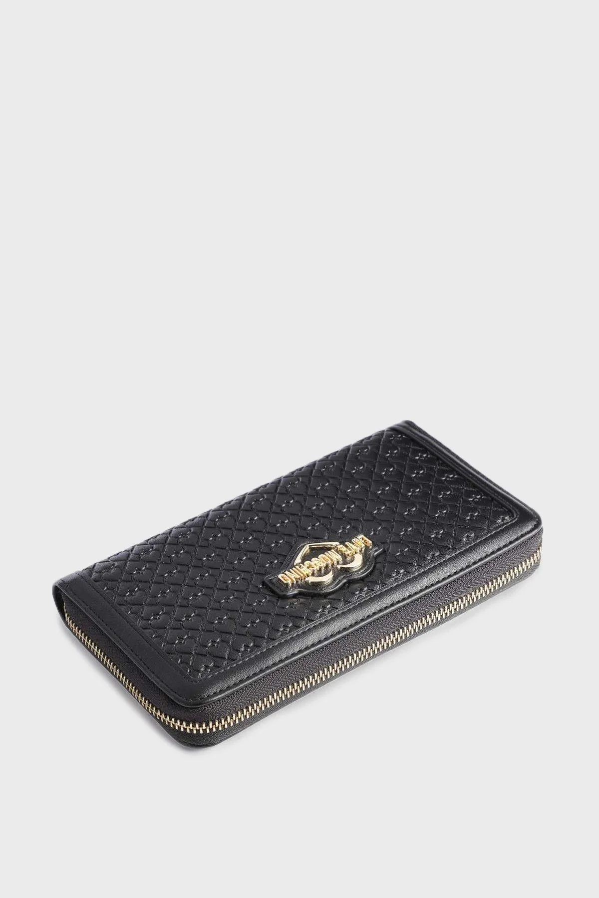 Love Moschino Logolu Çok Bölmeli Bayan Cüzdan JC5694PP0FKF0000 SİYAH - 2