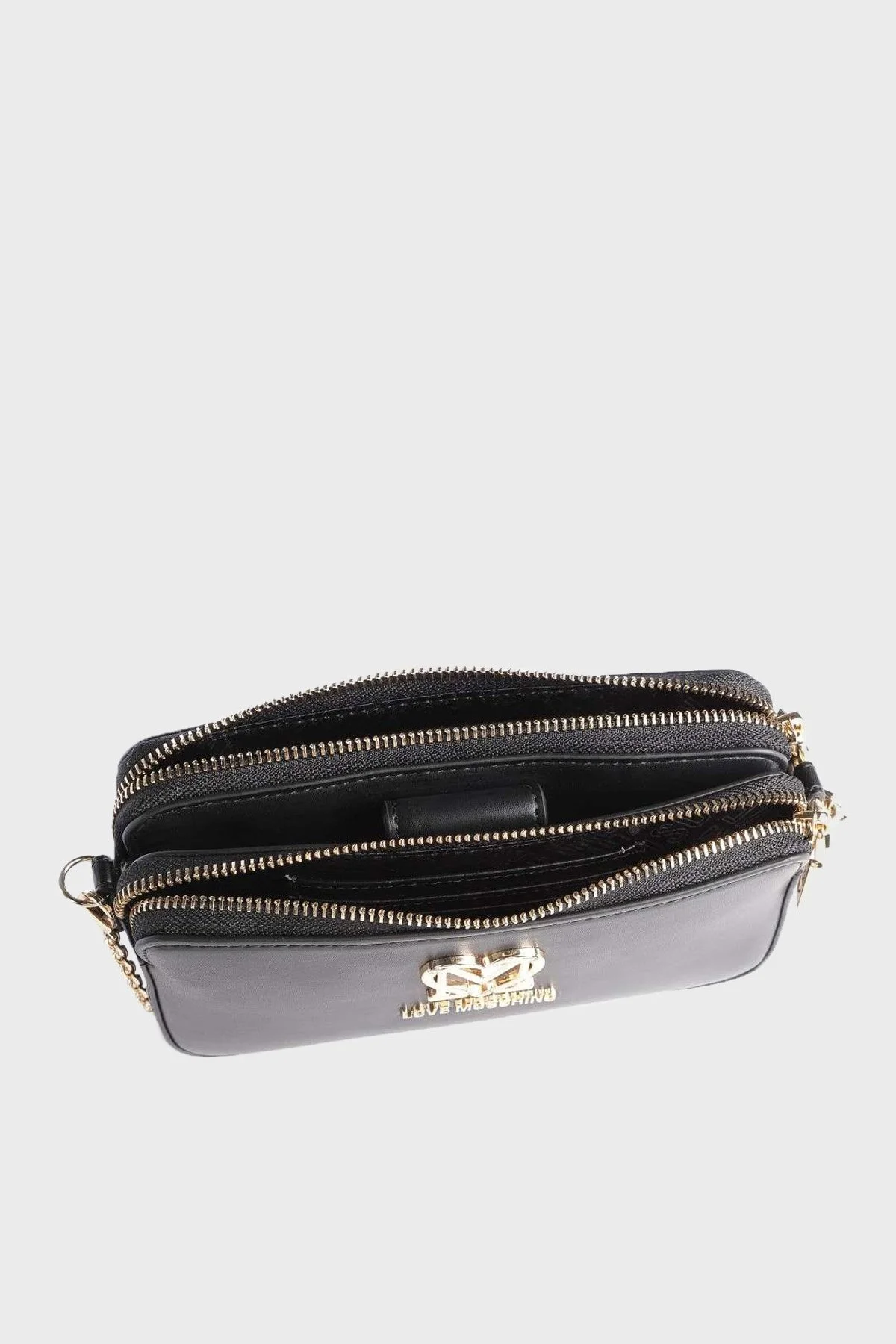 Love Moschino Logolu Fermuarlı Bayan Çanta JC5697PP0FKQ0000 SİYAH - 4