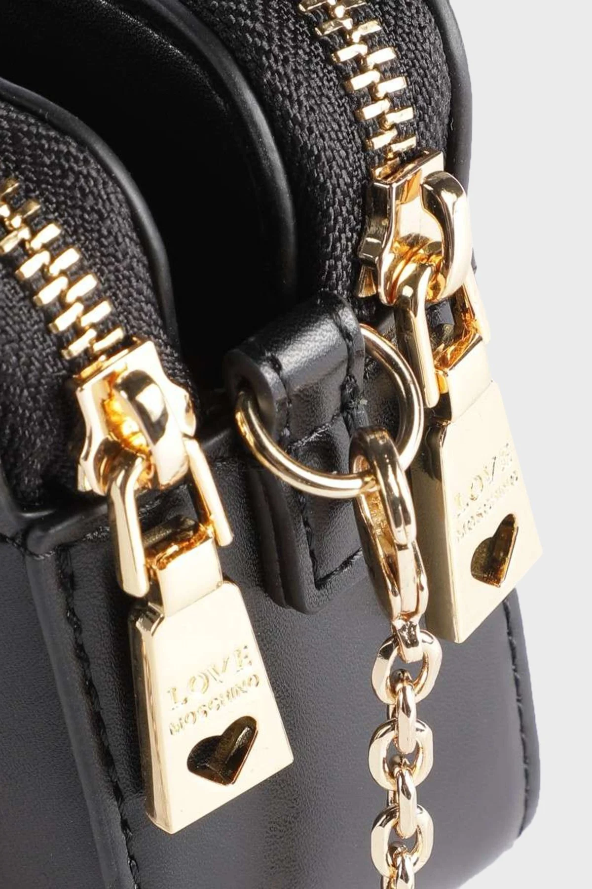 Love Moschino Logolu Fermuarlı Bayan Çanta JC5697PP0FKQ0000 SİYAH - 5