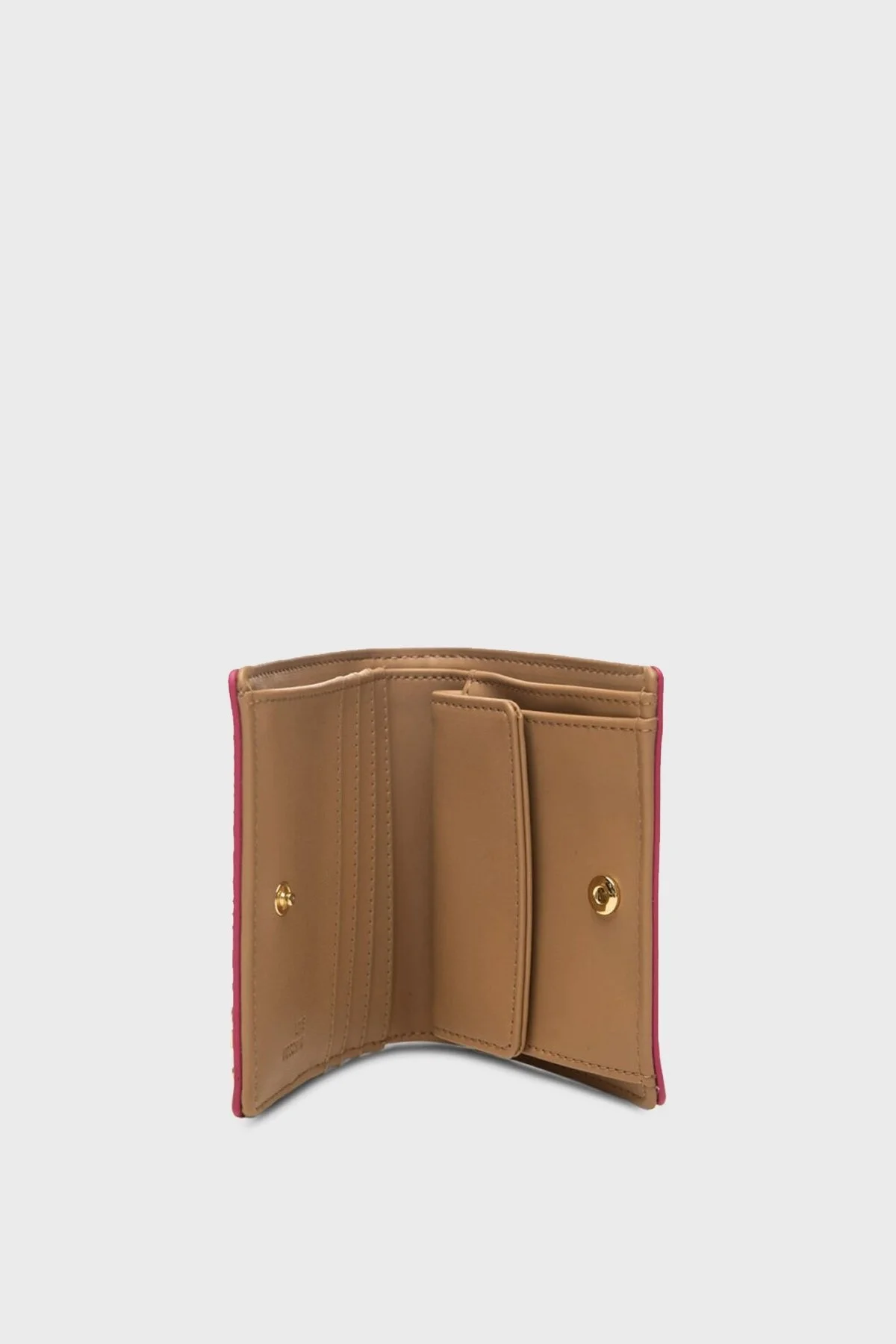 Love Moschino Logolu Çok Bölmeli Kapitone Bayan Cüzdan JC5601PP1GLA0615 FUŞYA - 3