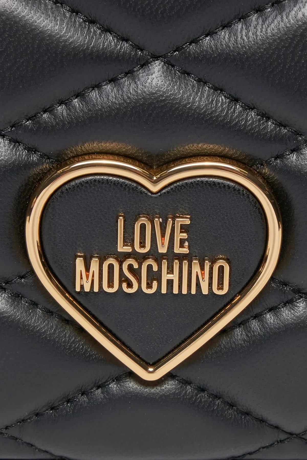 Love Moschino Logolu Deri Bayan Çanta JC4139PP1IL1000A SİYAH - 5