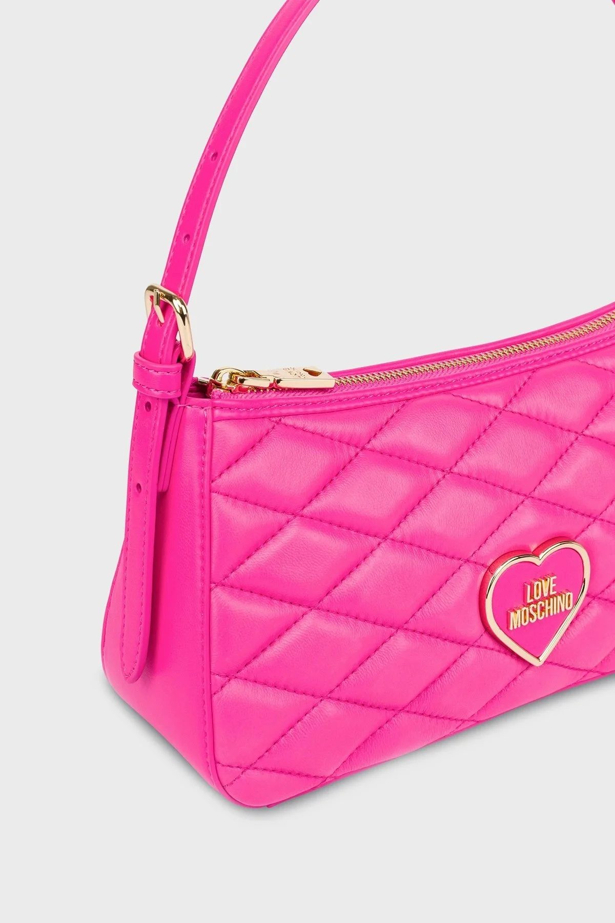 Love Moschino Logolu Deri Bayan Çanta JC4139PP1IL1061A FUŞYA - 4