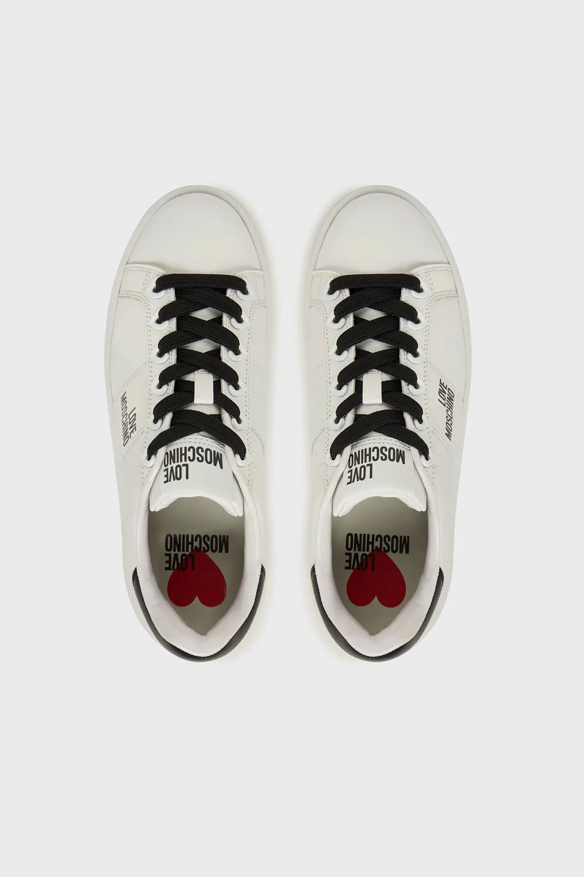 Love Moschino Logolu Deri Sneaker Bayan Ayakkabı JA15315G0NIA110A BEYAZ - 3