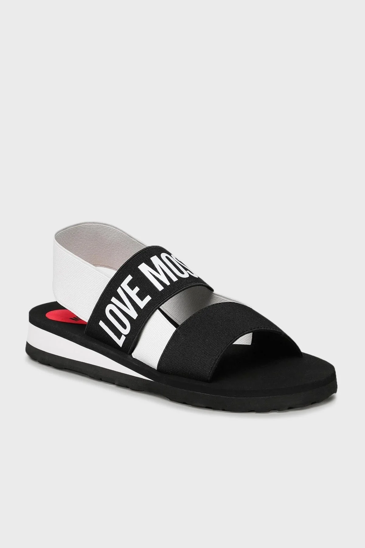 Love Moschino Logolu Düz Bayan Sandalet JA16033G0GJN400A SİYAH - 2
