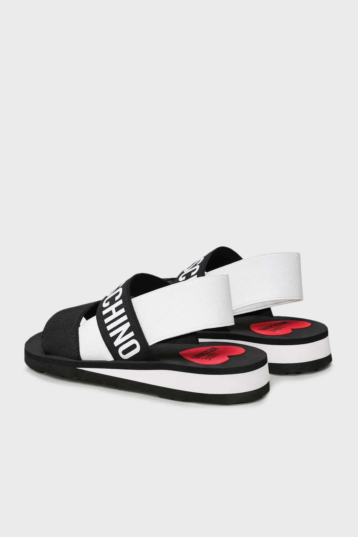 Love Moschino Logolu Düz Bayan Sandalet JA16033G0GJN400A SİYAH - 3