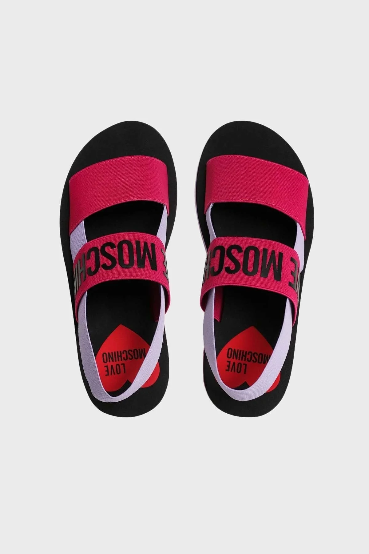 Love Moschino Logolu Düz Bayan Sandalet JA16033G0GJN460A LİLA-FUŞYA - 5