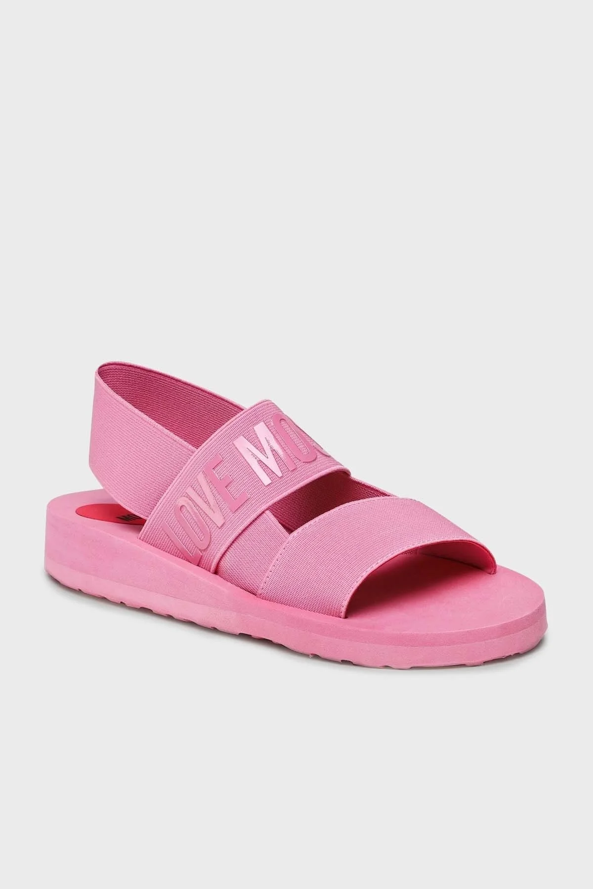 Love Moschino Logolu Düz Bayan Sandalet JA16033G0GJN7618 PEMBE - 2