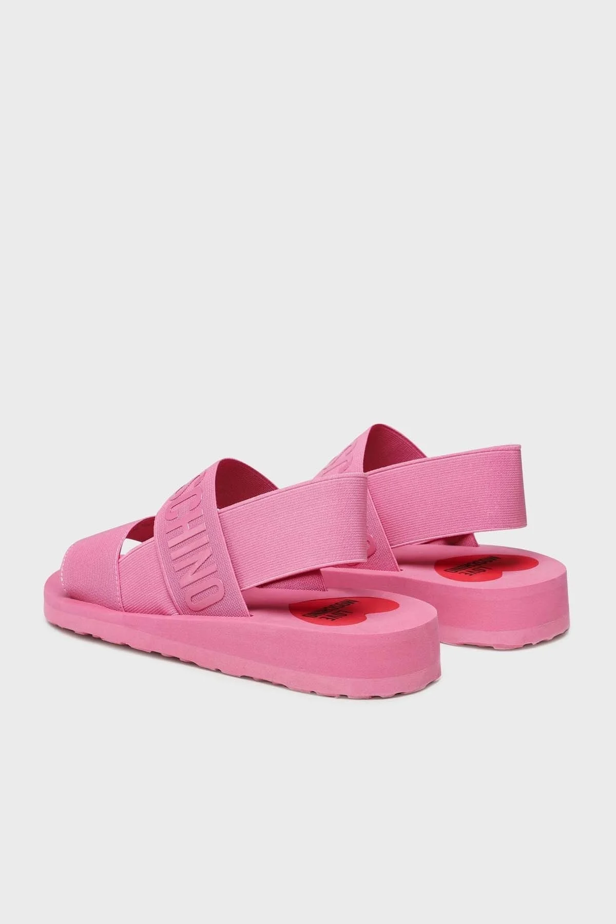 Love Moschino Logolu Düz Bayan Sandalet JA16033G0GJN7618 PEMBE - 3