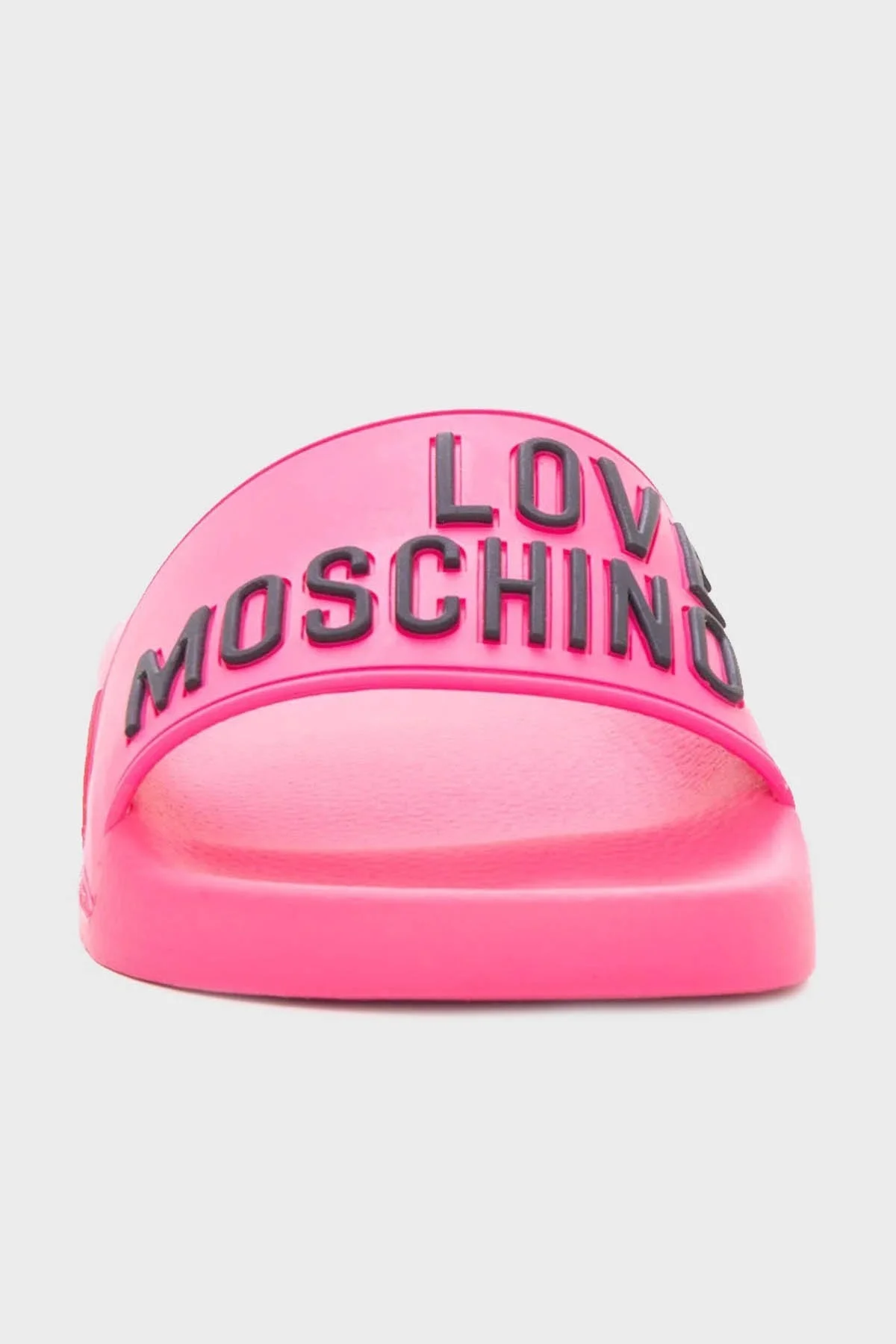 Love Moschino Logolu Düz Bayan Terlik JA28052G0GI13604 FUŞYA - 3
