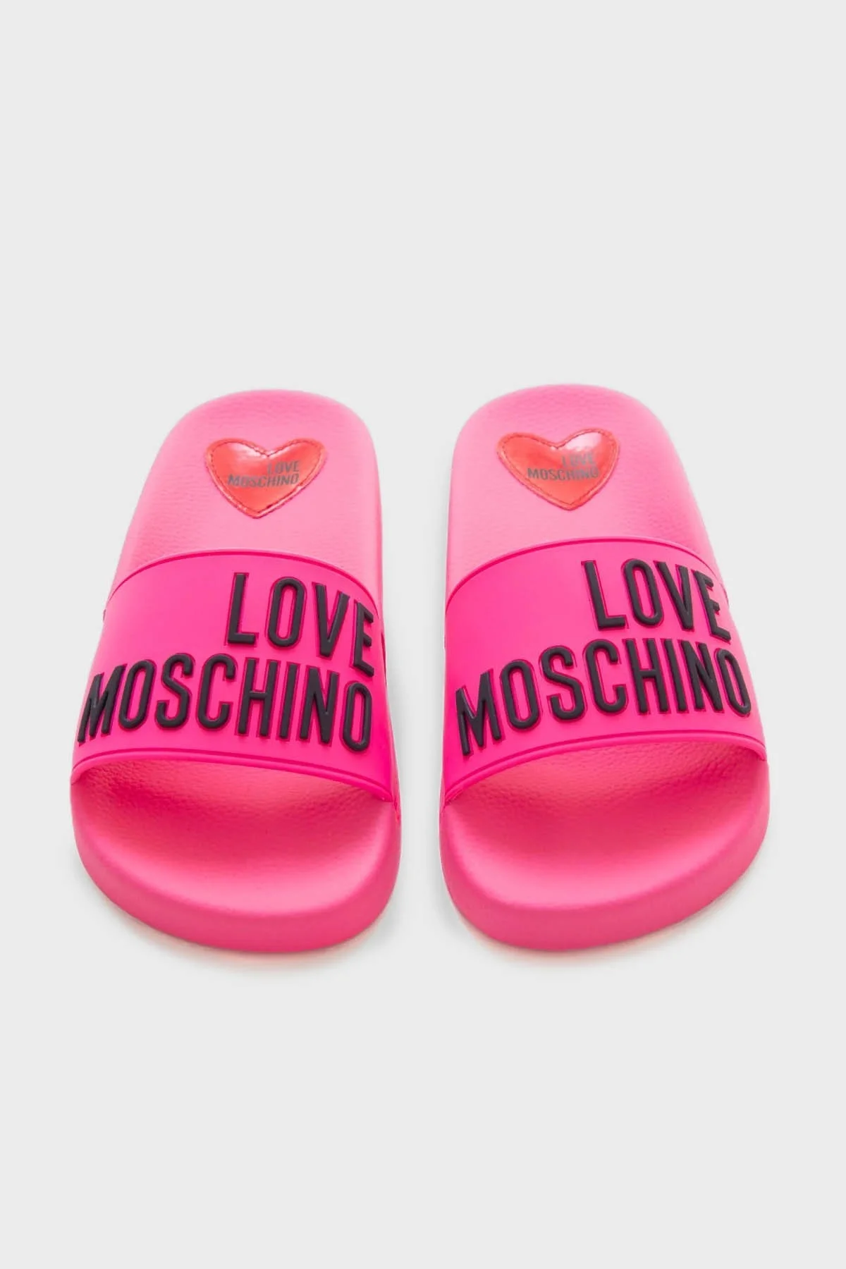 Love Moschino Logolu Düz Bayan Terlik JA28052G0GI13604 FUŞYA - 5