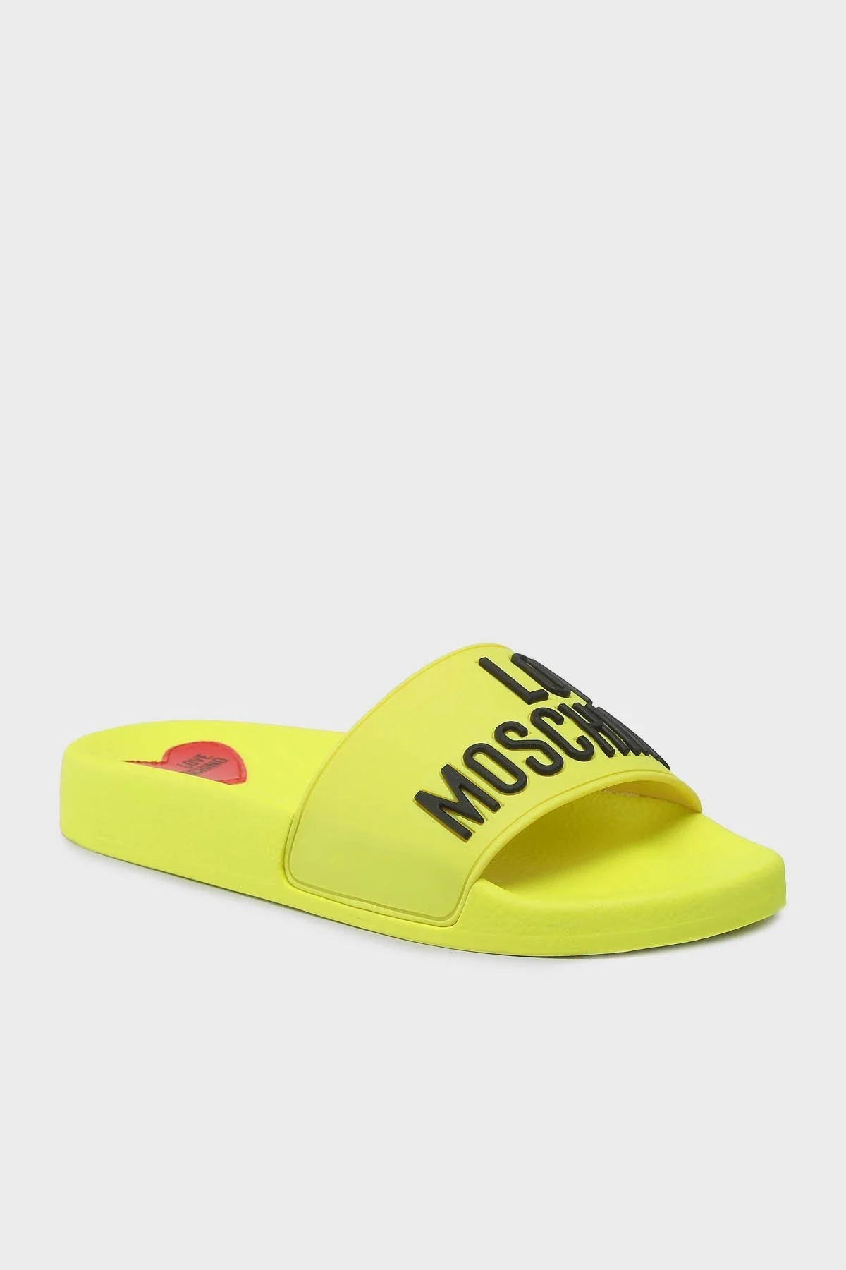 Love Moschino Logolu Düz Bayan Terlik JA28052G1GI13400 SİYAH - 2