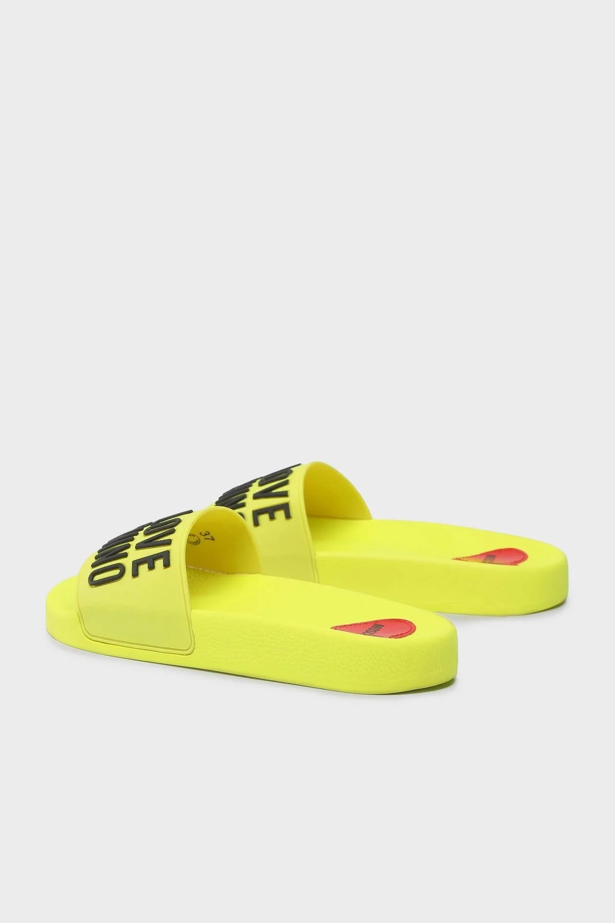 Love Moschino Logolu Düz Bayan Terlik JA28052G1GI13400 SİYAH - 3