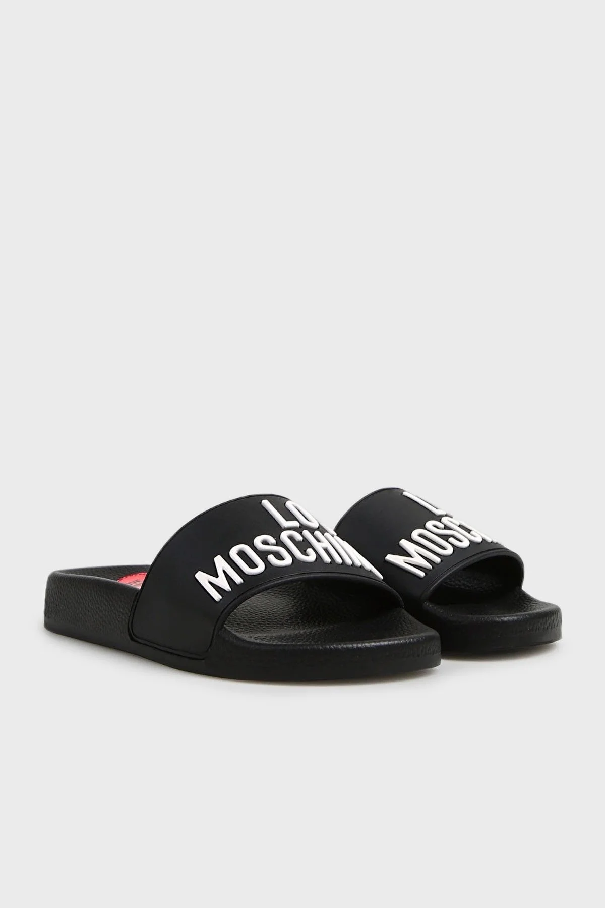 Love Moschino Logolu Düz Bayan Terlik JA28052G1MI14000 SİYAH - 2
