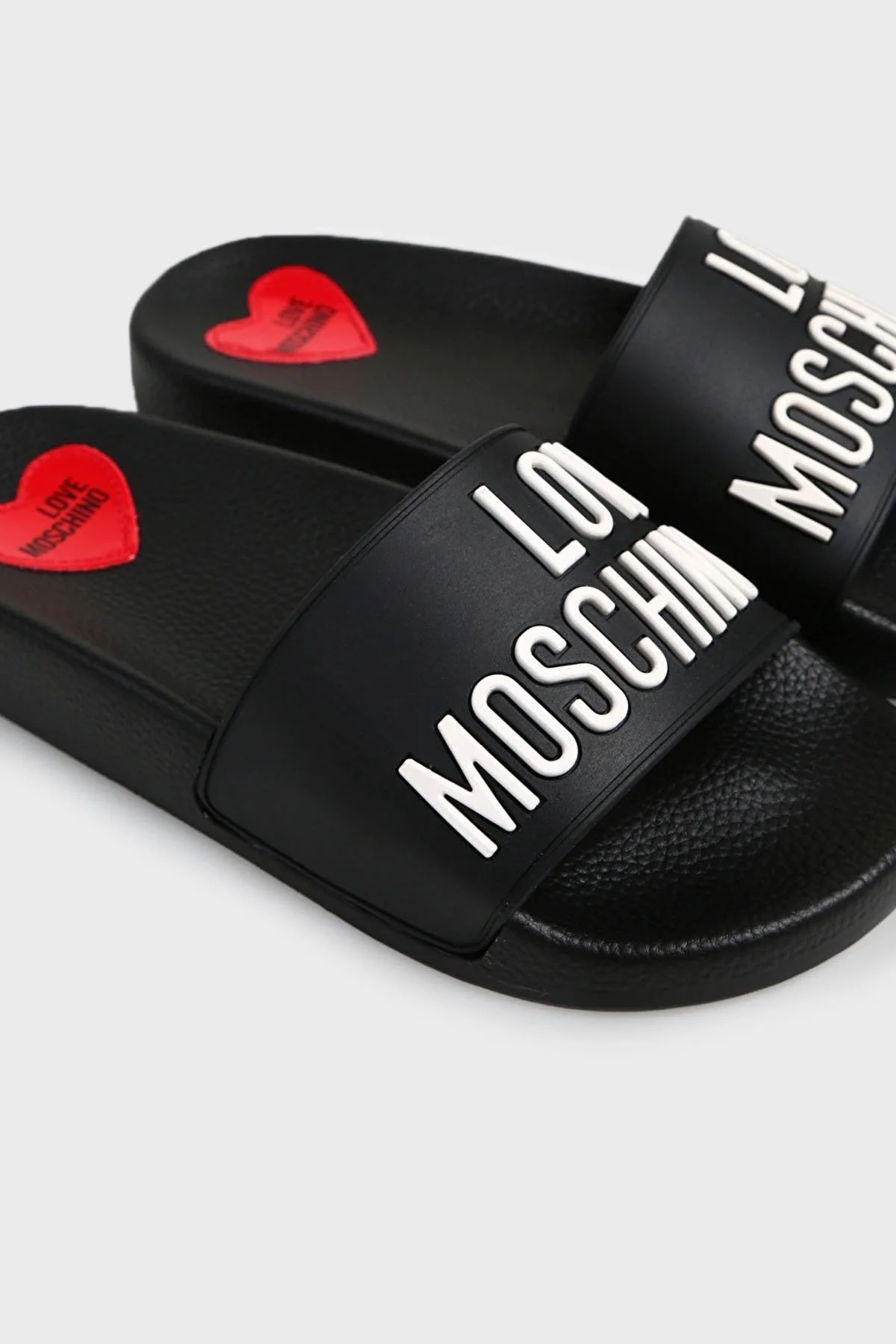 Love Moschino Logolu Düz Bayan Terlik JA28052G1MI14000 SİYAH - 4