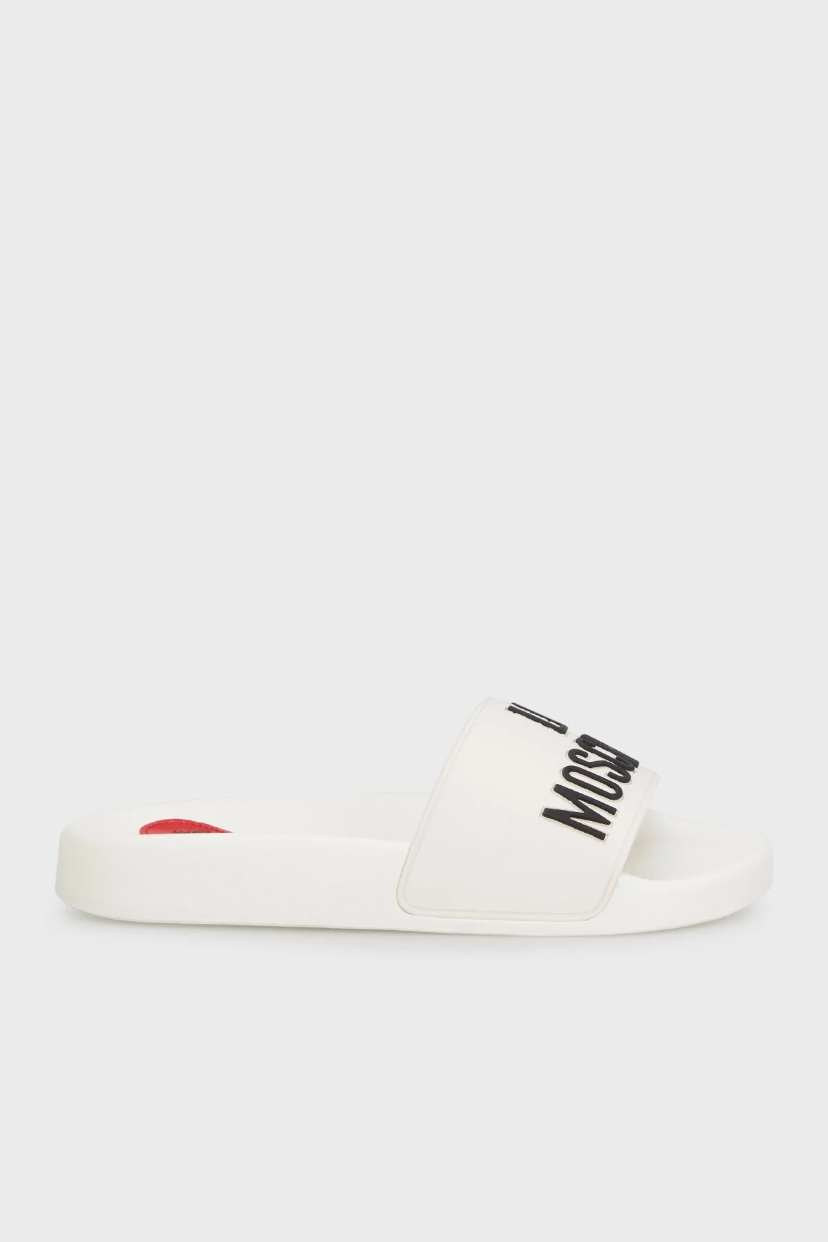Love Moschino Logolu Düz Bayan Terlik JA28052G1MI14100 BEYAZ - 1