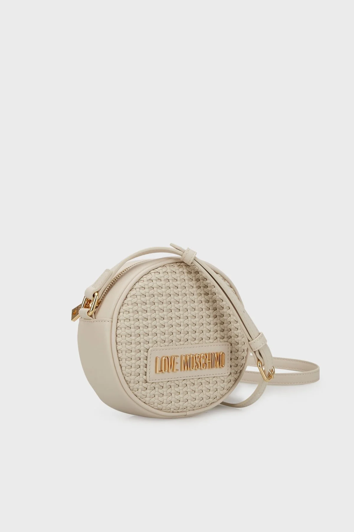 Love Moschino Logolu Fermuarlı Ayarlanabilir Askılı Bayan Çanta JC4321PP0GKZ111A BEJ - 2