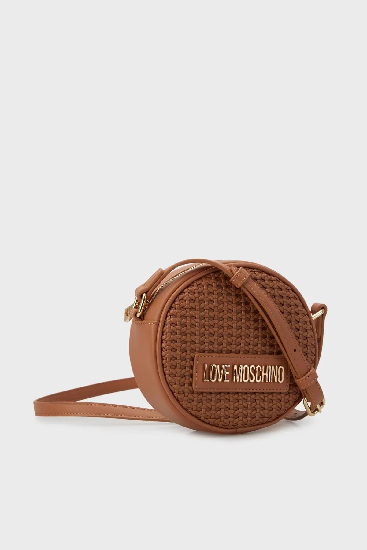 Love Moschino Logolu Fermuarlı Ayarlanabilir Askılı Bayan Çanta JC4321PP0GKZ120A TABA - 2