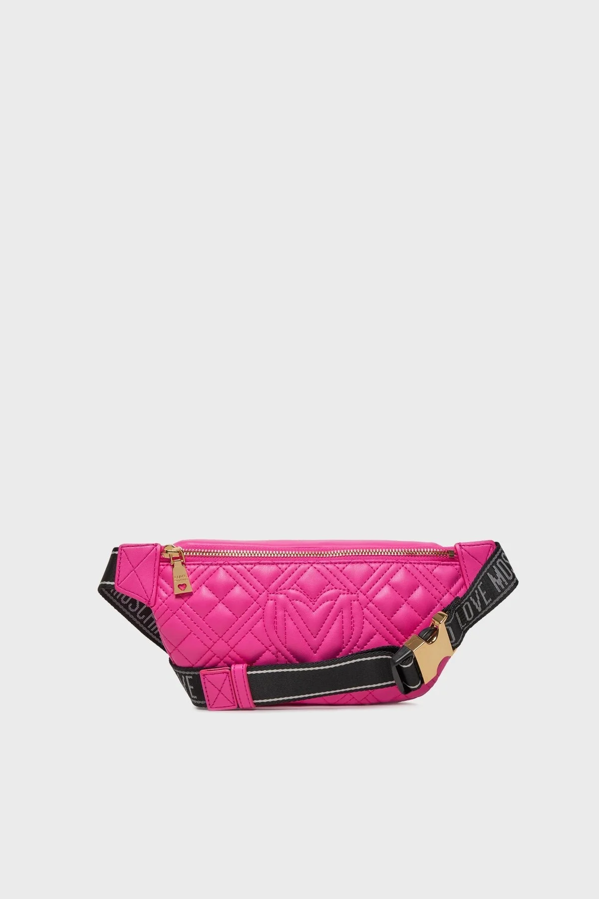 Love Moschino Logolu Fermuarlı Bayan Bel Çantası JC4003PP1ILA0615 FUŞYA - 2