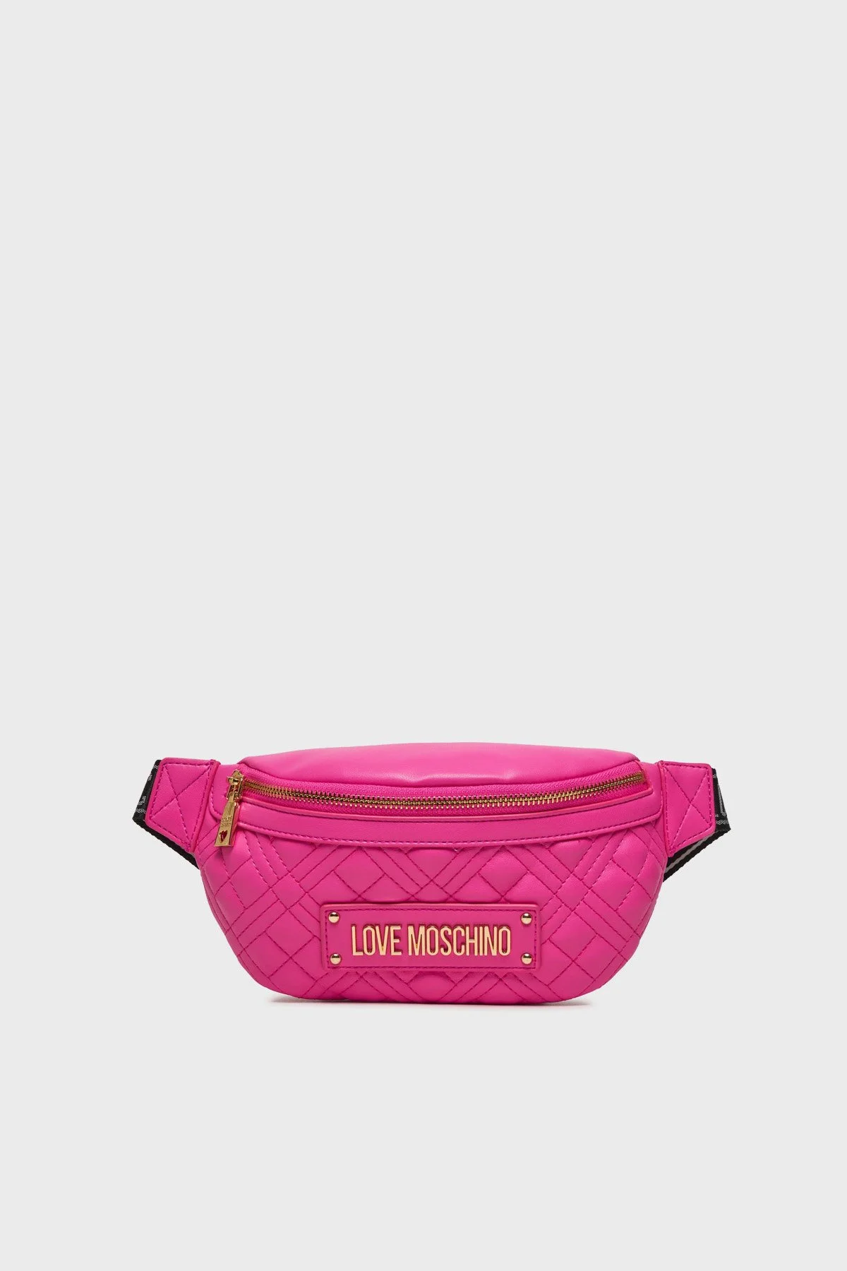 Love Moschino Logolu Fermuarlı Bayan Bel Çantası JC4003PP1ILA0615 FUŞYA - 1