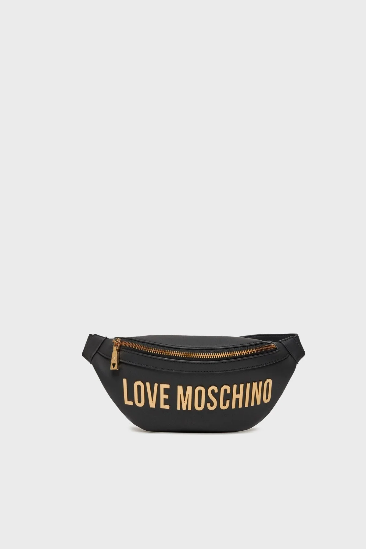 Love Moschino Logolu Fermuarlı Bayan Bel Çantası JC4195PP1IKD0000 SİYAH - 1