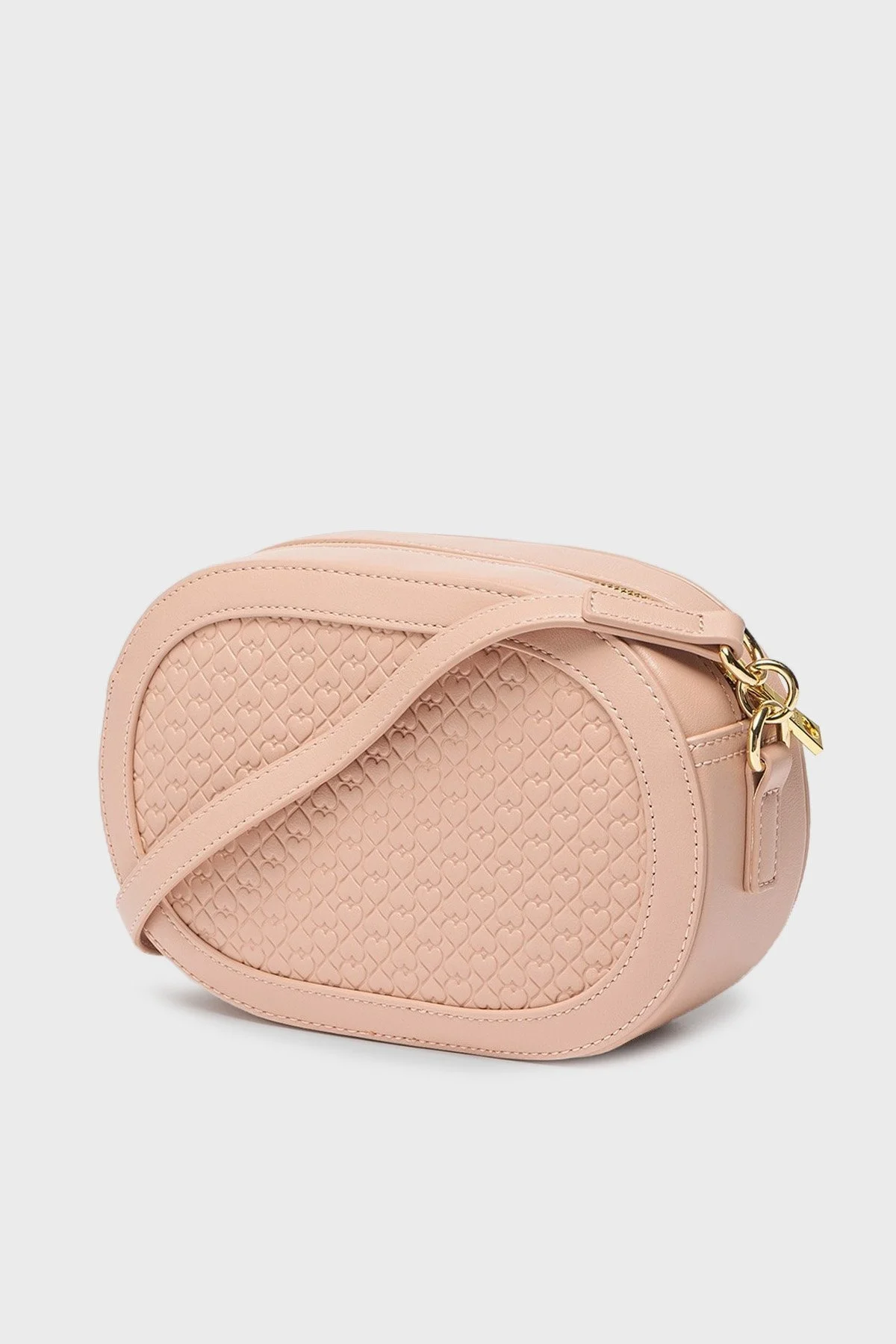 Love Moschino Logolu Fermuarlı Bayan Çanta JC4357PP0FKF0601 PUDRA - 2