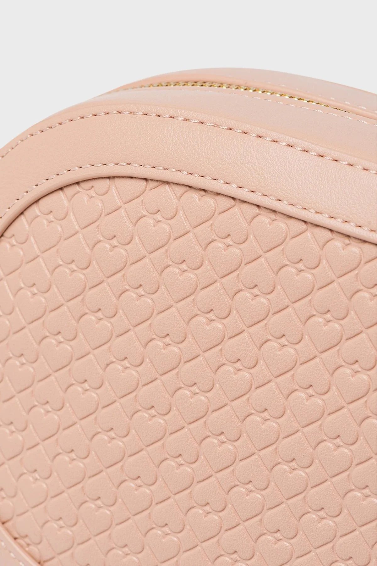 Love Moschino Logolu Fermuarlı Bayan Çanta JC4357PP0FKF0601 PUDRA - 4
