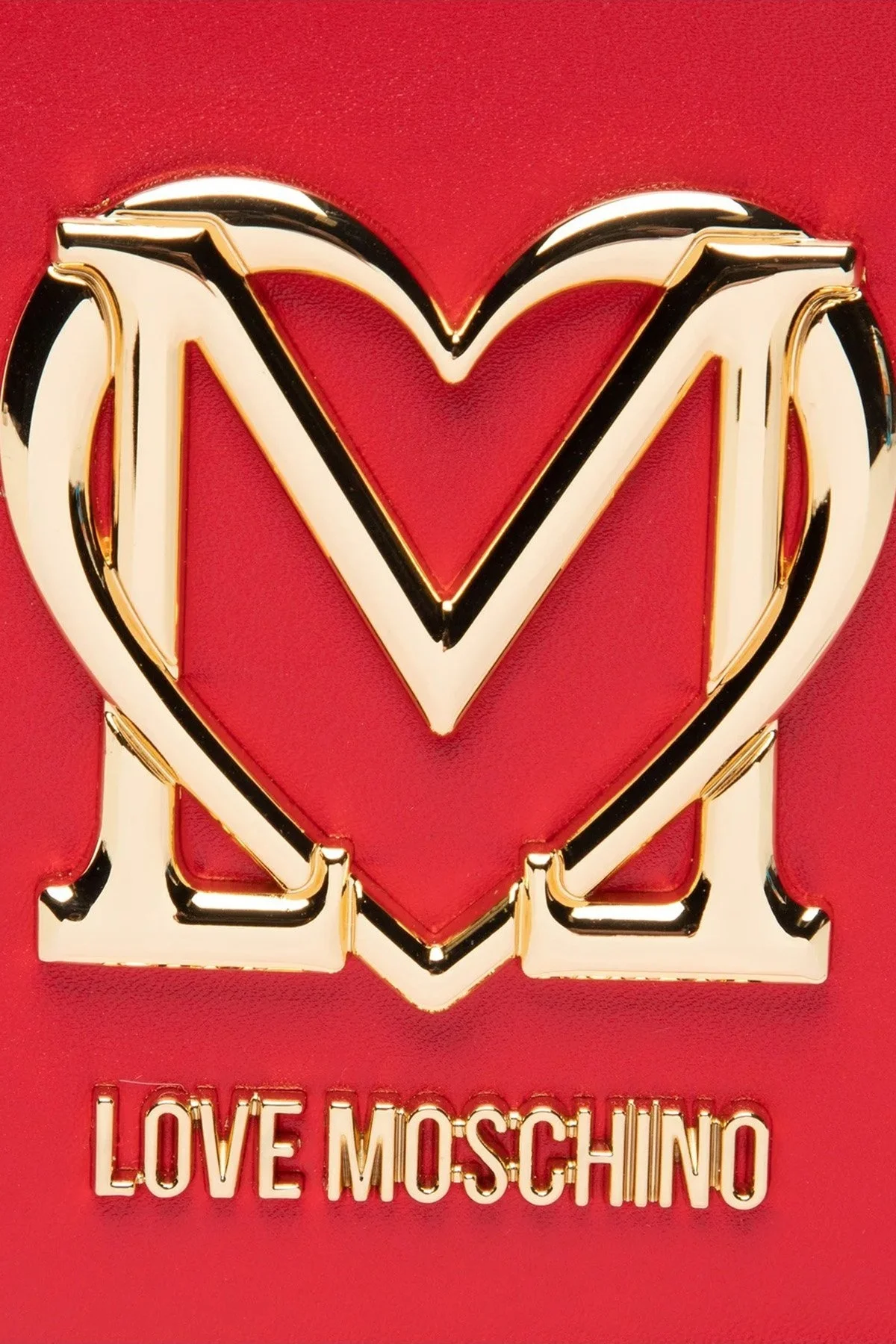 Love Moschino Logolu Fermuarlı Bayan Çanta JC4411PP0FKQ0500 KIRMIZI - 2
