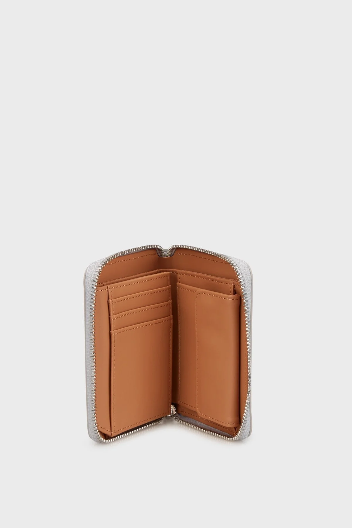 Love Moschino Logolu Fermuarlı Bayan Cüzdan JC5613PP1MKD196B GÜMÜŞ - 3