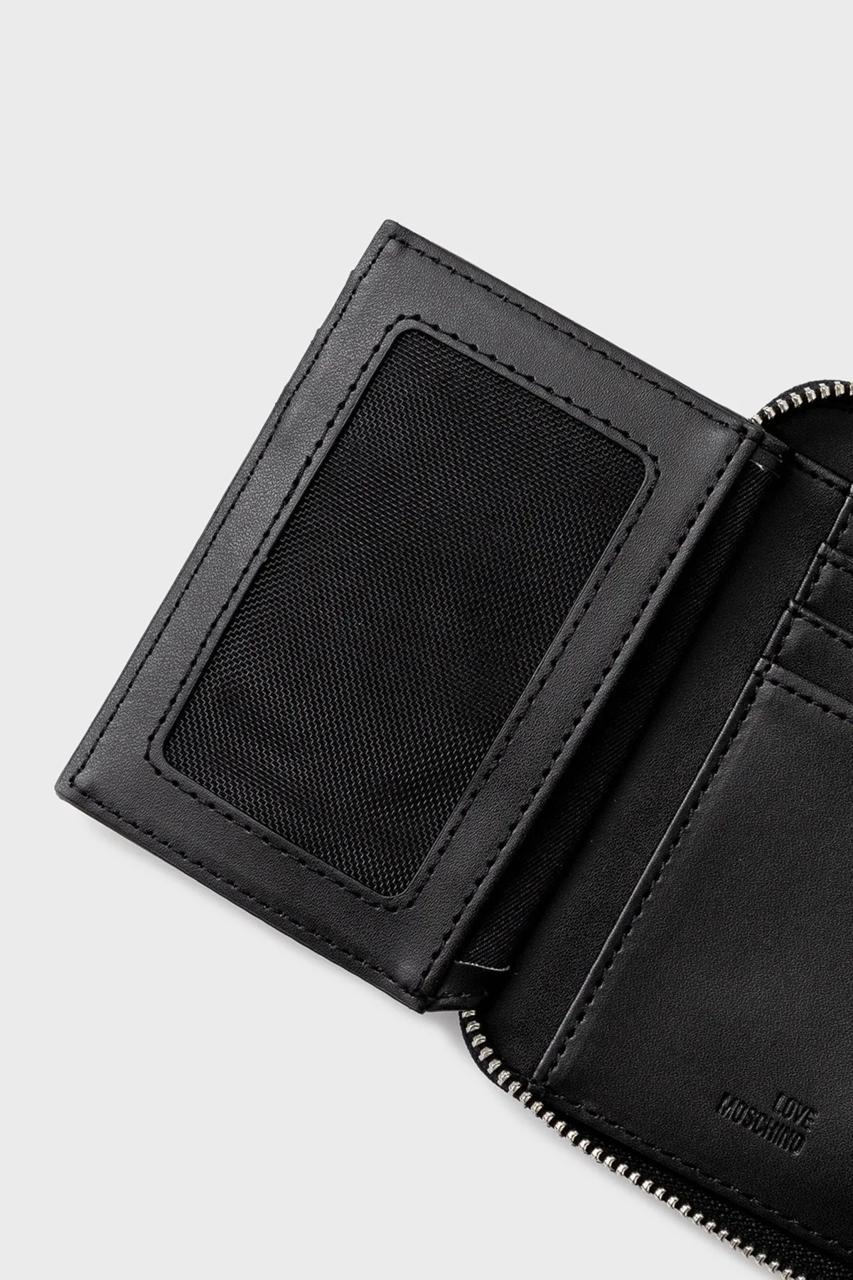 Love Moschino Logolu Fermuarlı Bayan Cüzdan JC5613PP1NKD000B SİYAH - 3