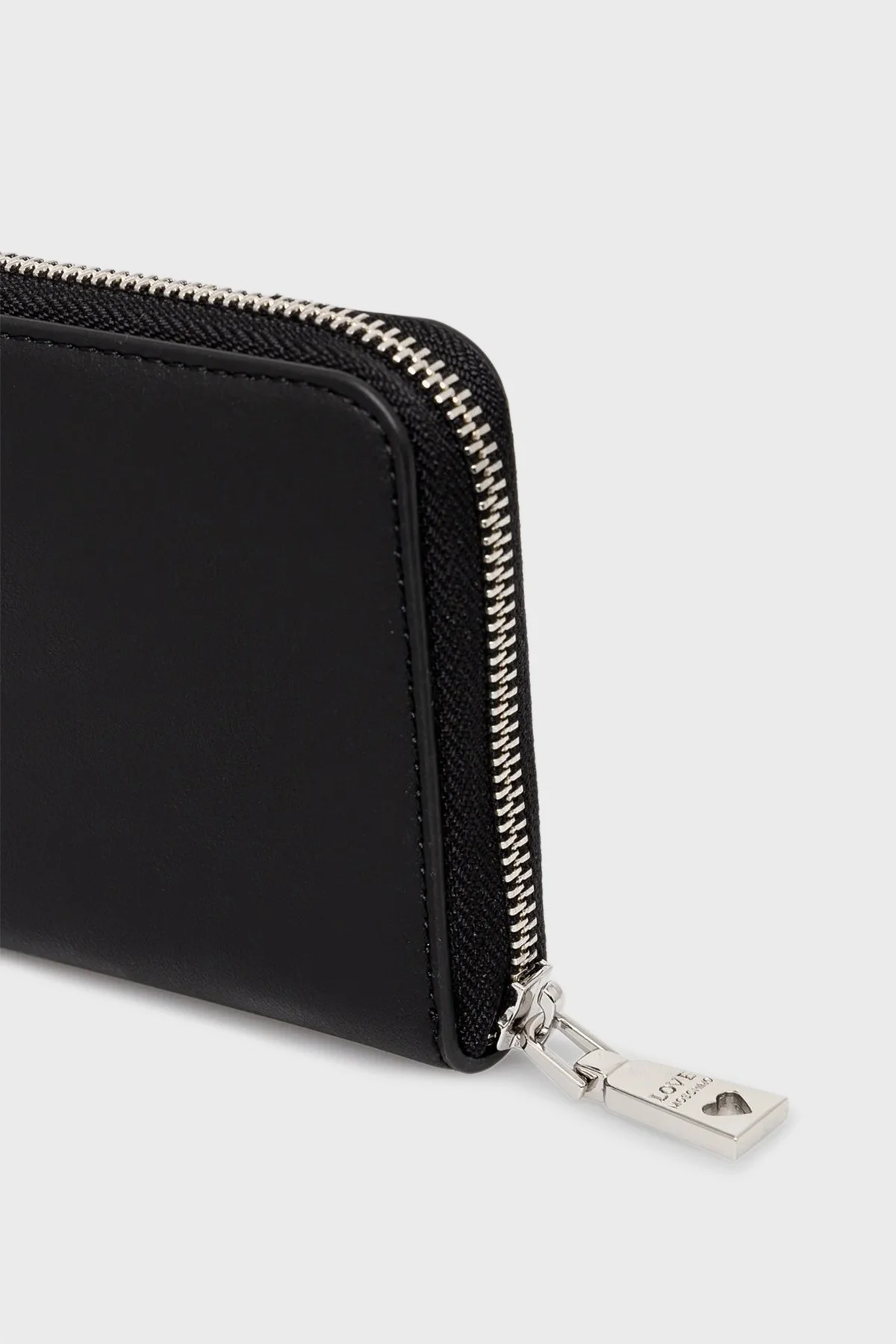 Love Moschino Logolu Fermuarlı Bayan Cüzdan JC5613PP1NKD000B SİYAH - 4