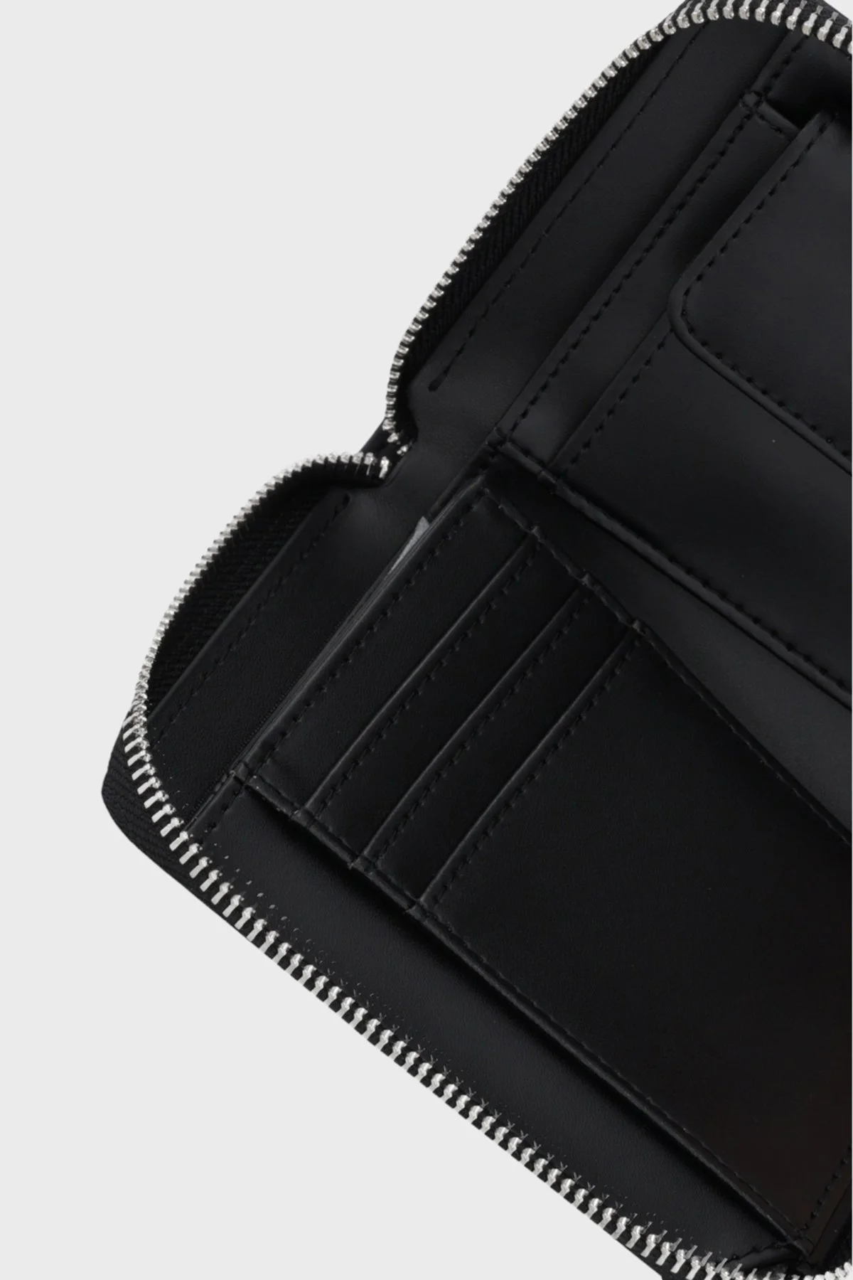 Love Moschino Logolu Fermuarlı Bayan Cüzdan JC5613PP1OKD000B SİYAH - 3