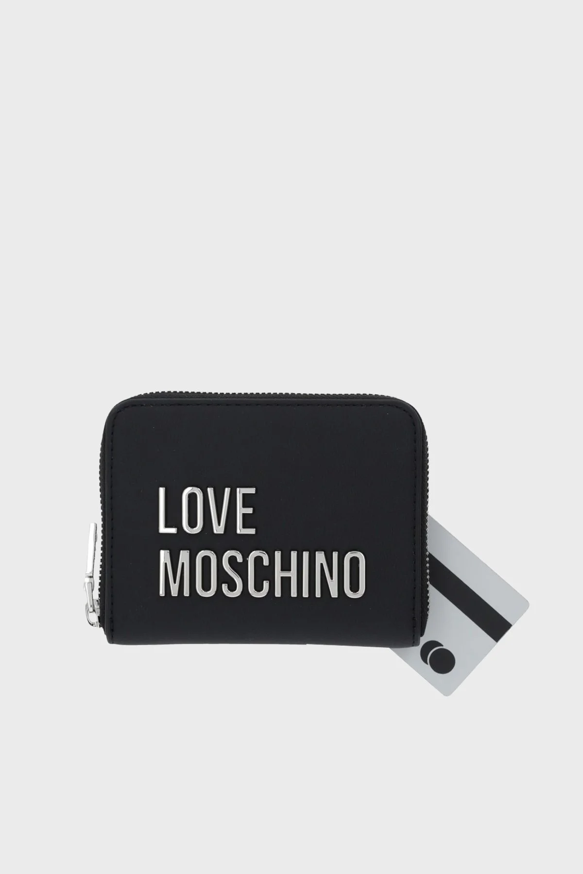 Love Moschino Logolu Fermuarlı Bayan Cüzdan JC5613PP1OKD000B SİYAH - 4