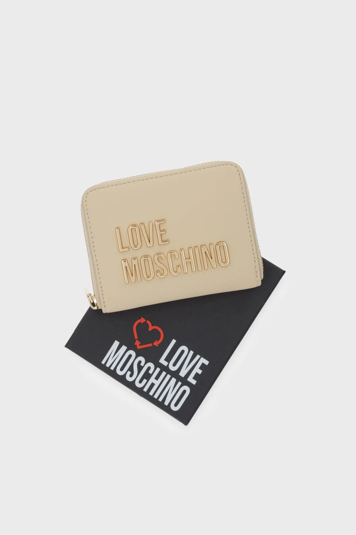 Love Moschino Logolu Fermuarlı Bayan Cüzdan JC5613PP1OKD0129 BEJ - 5