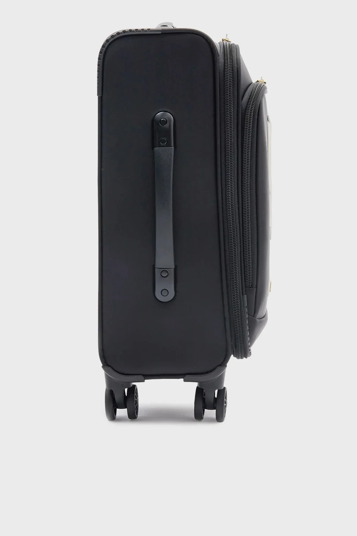 Love Moschino Logolu Fermuarlı Kabin Boy Bayan Valiz JC5101PP0IKX000A SİYAH - 3