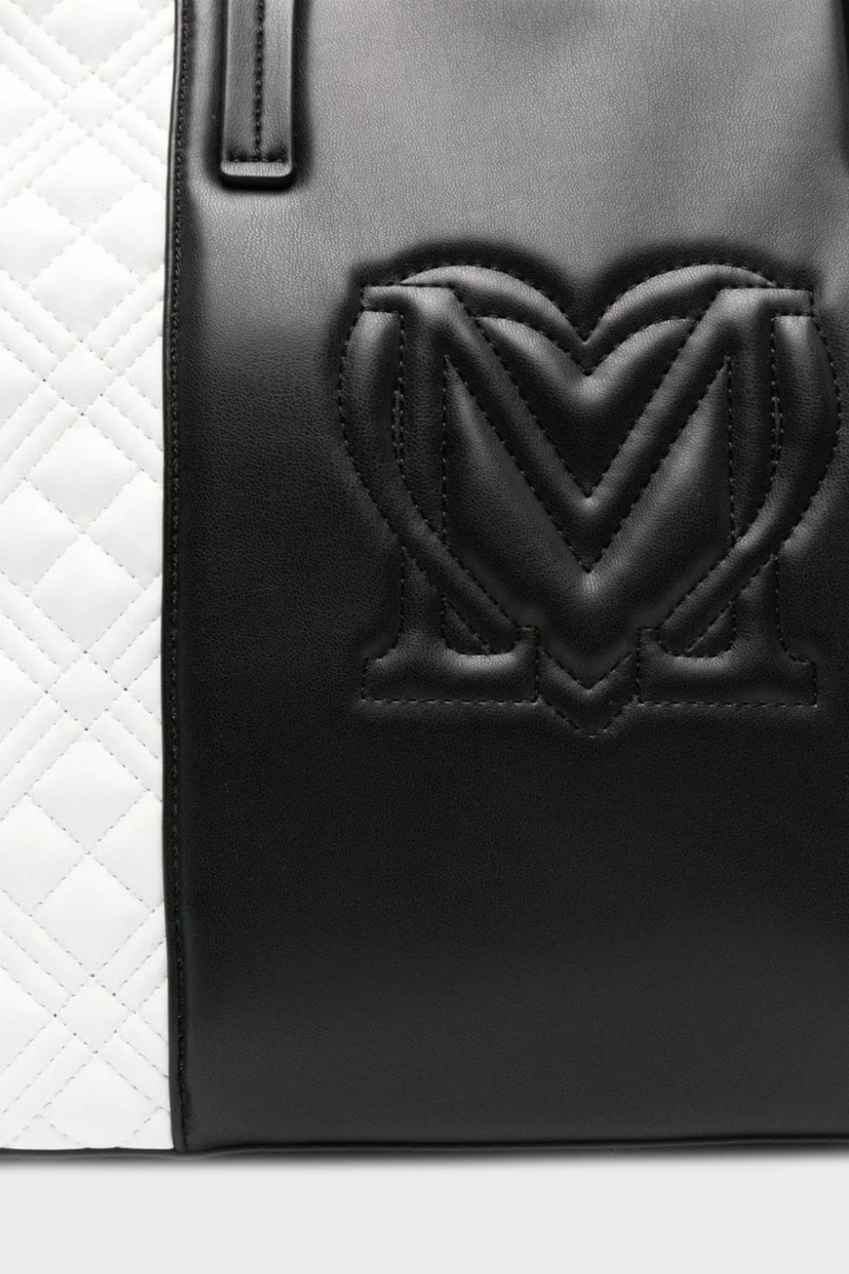 Love Moschino Logolu Fermuarlı Kapitone Bayan Çanta JC4166PP0HKV112A SİYAH - 4