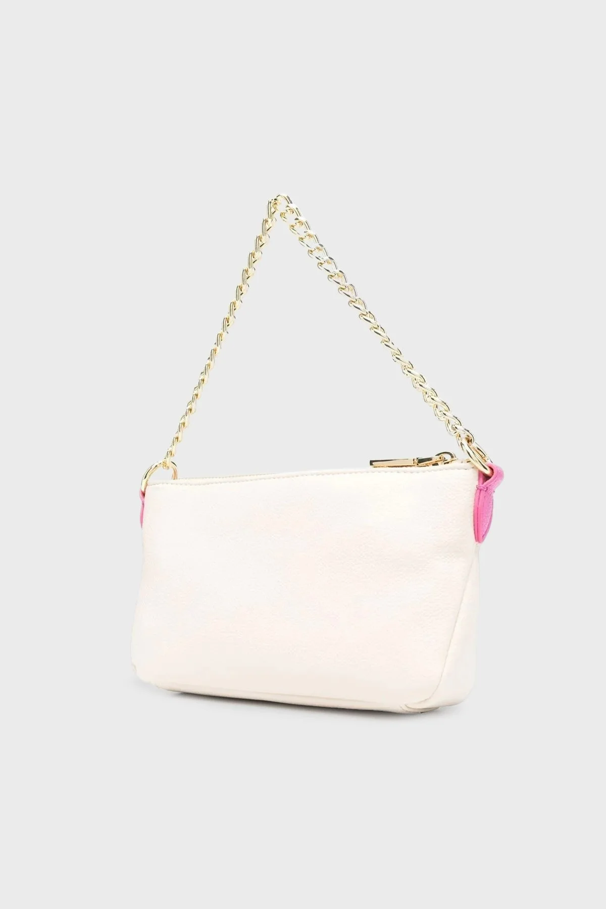 Love Moschino Logolu Fermuarlı Zincir Askılı Bayan Çanta JC4023PP1GLB011A BEJ - 2