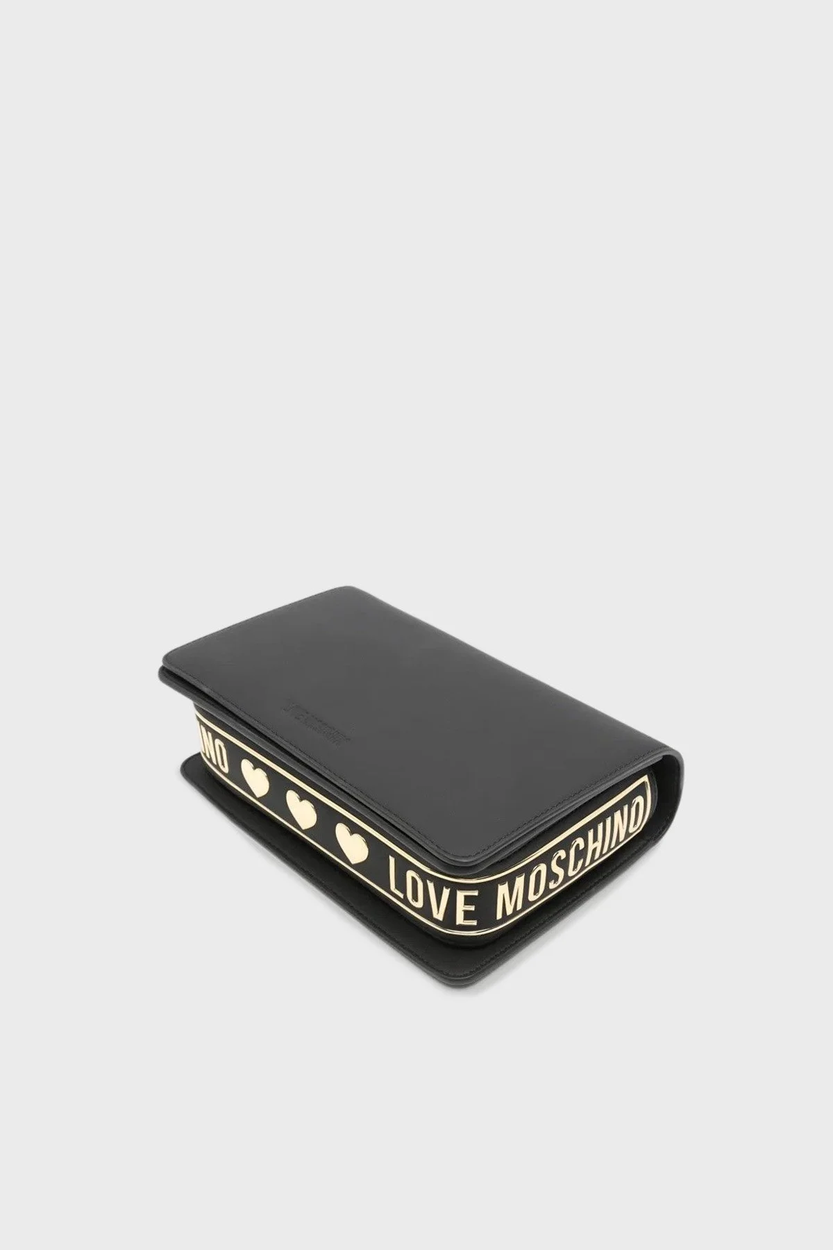 Love Moschino Logolu Hakiki Deri Karışımlı Zincir Askılı Bayan Çanta JC4288PP1NL1400A SİYAH - 5