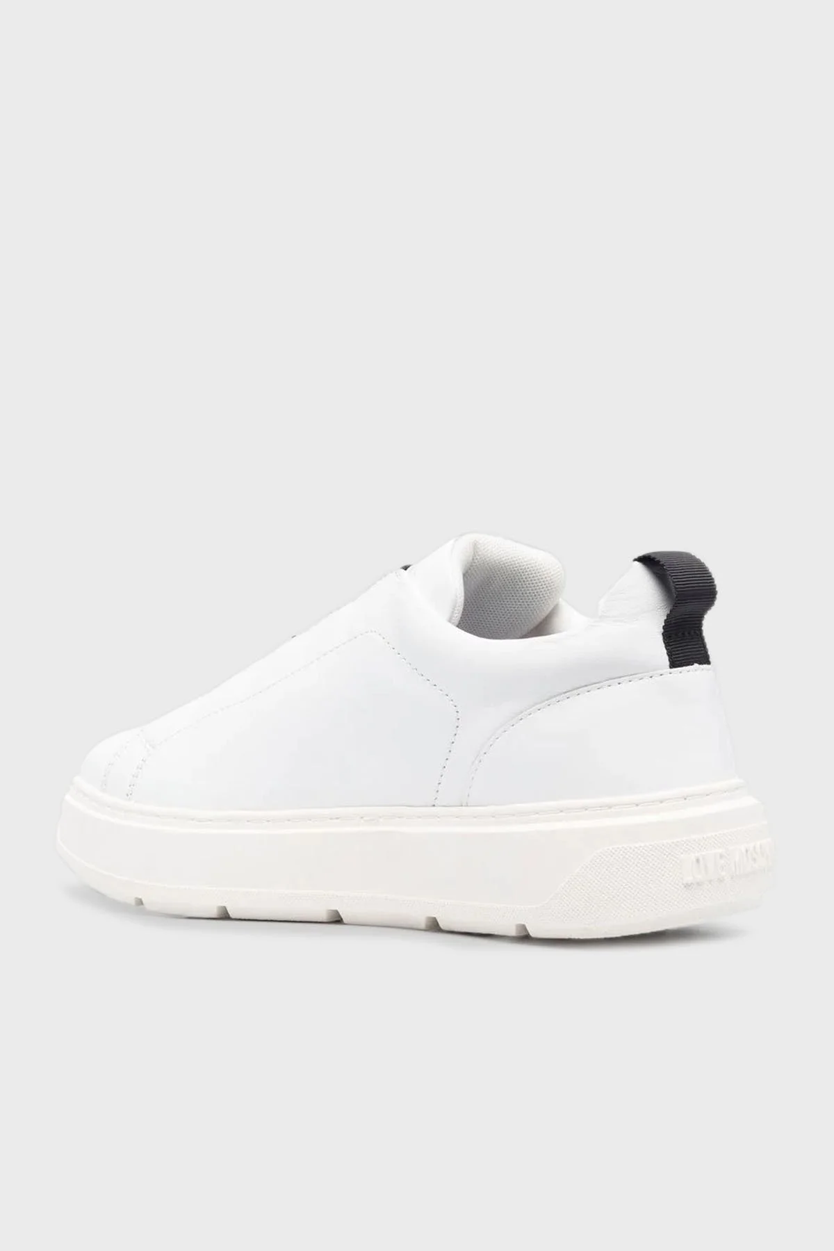 Love Moschino Logolu Hakiki Deri Sneaker Bayan Ayakkabı JA15824G0GIA0100 BEYAZ - 3